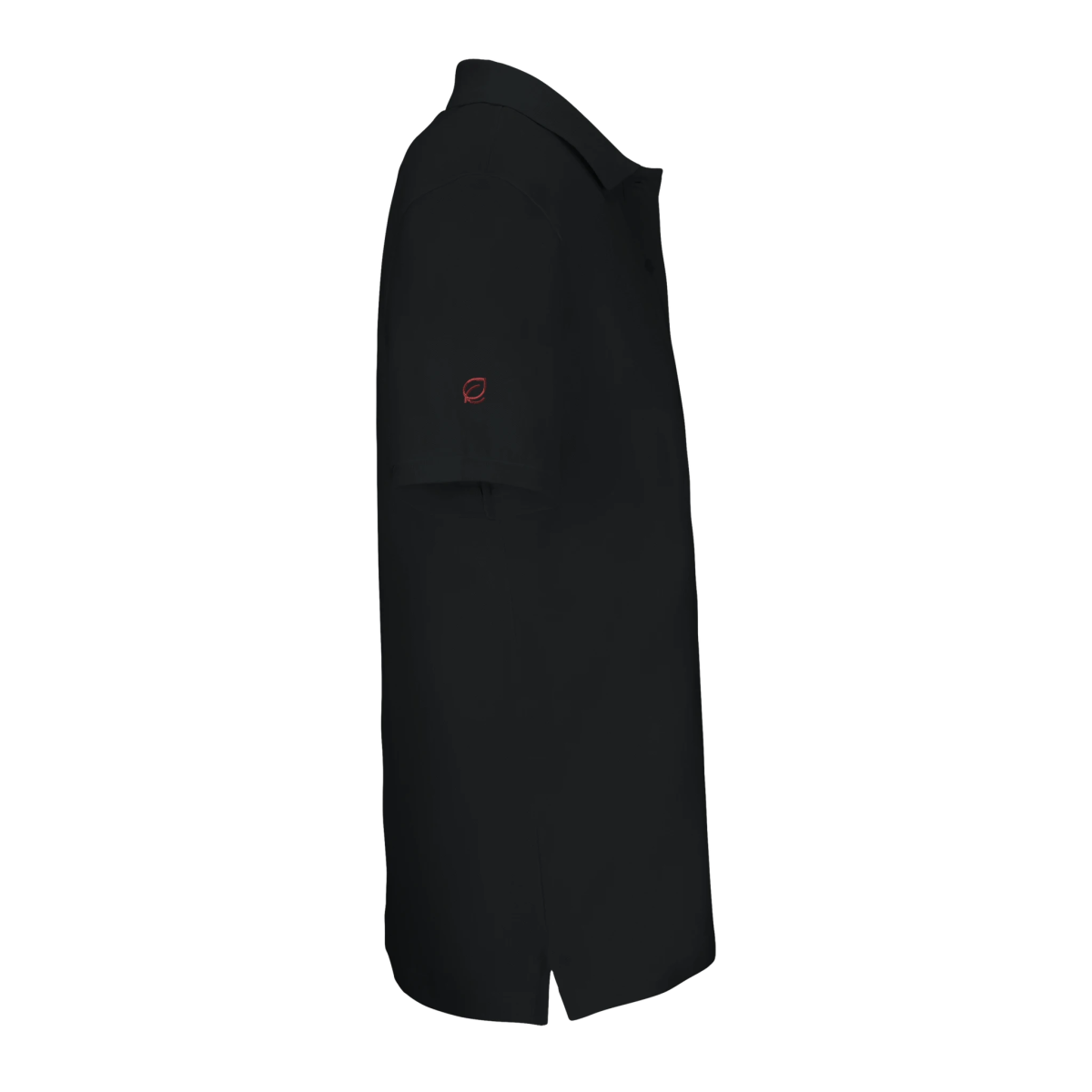 White Black Grey Blood Mark Polo Front Image_9