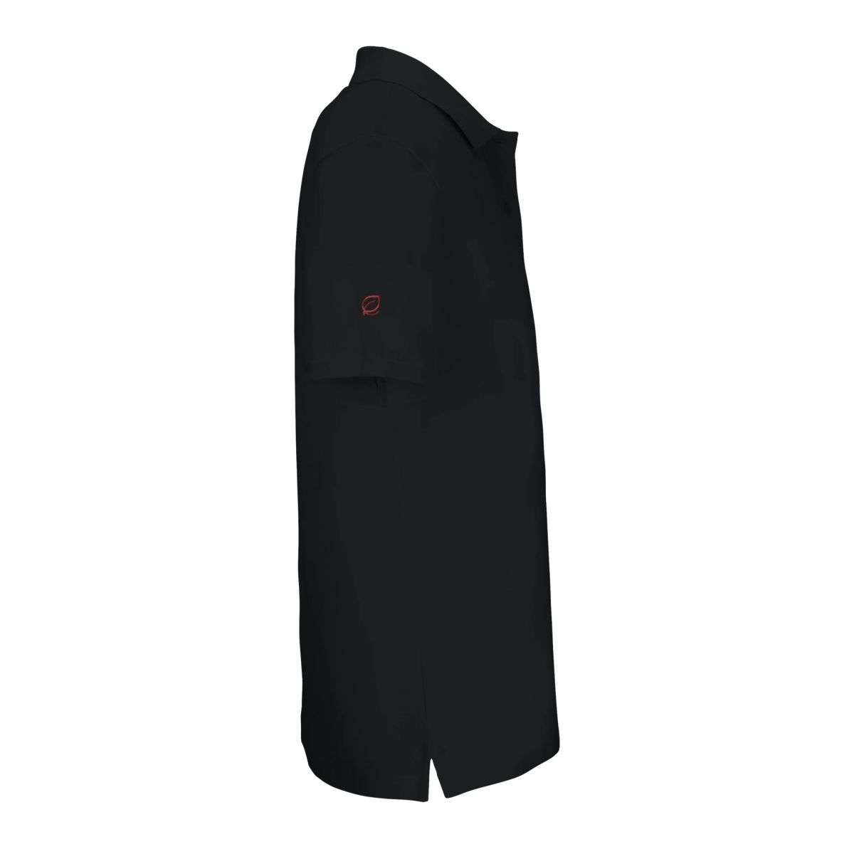 White Black Grey Blood Mark Polo Front Image_15