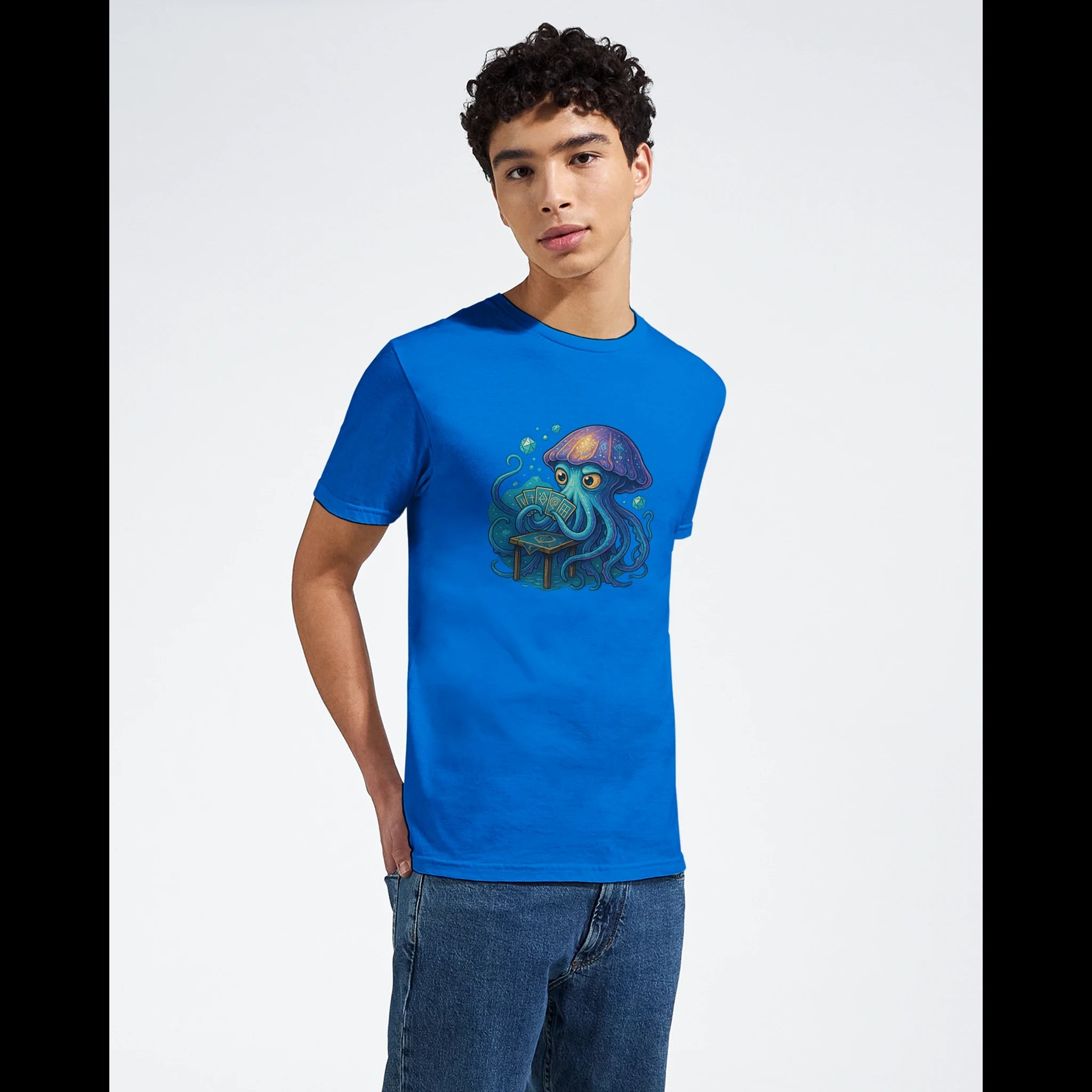 White Brainless Deck T-Shirt Front Image_2