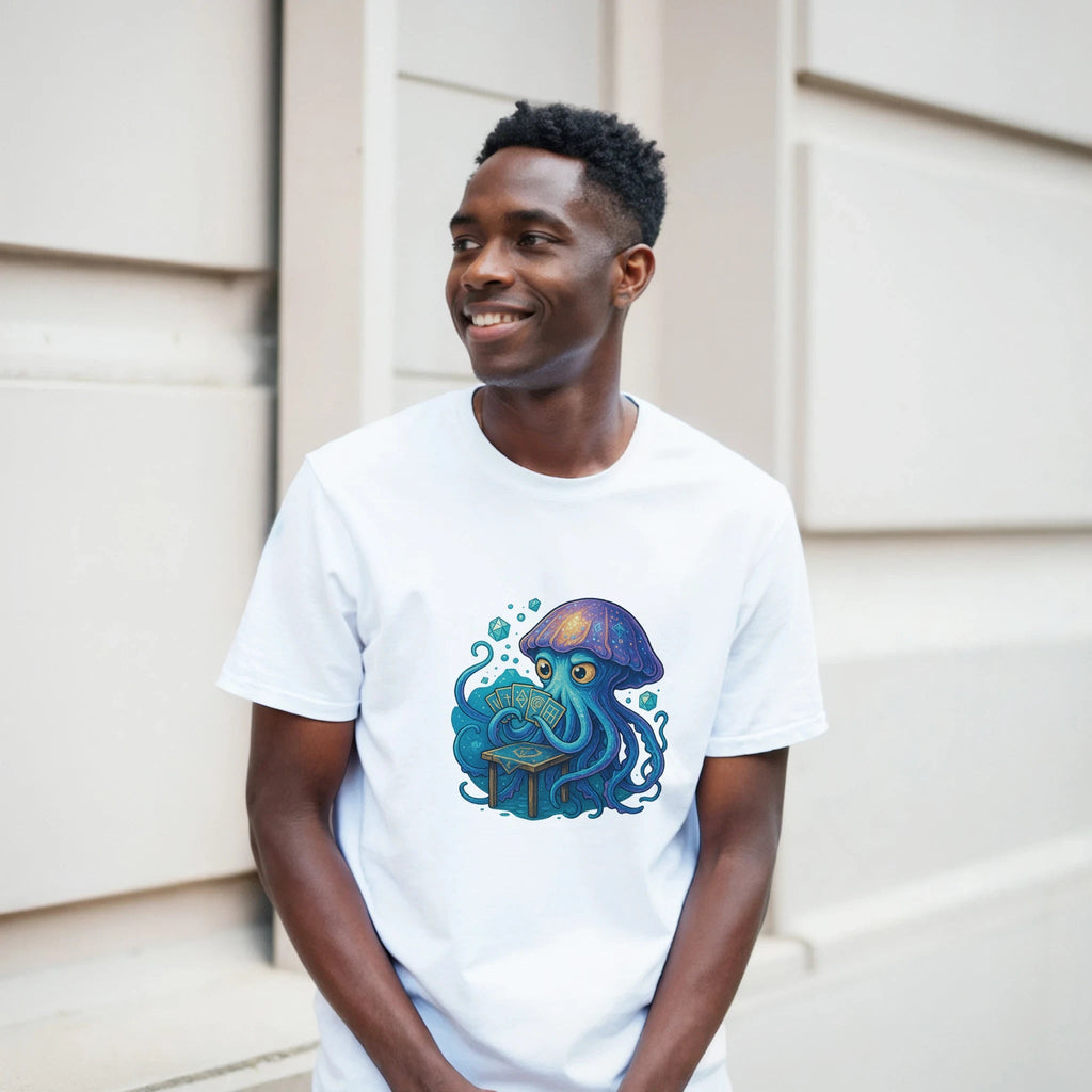 White Brainless Deck T-Shirt Front Image_3