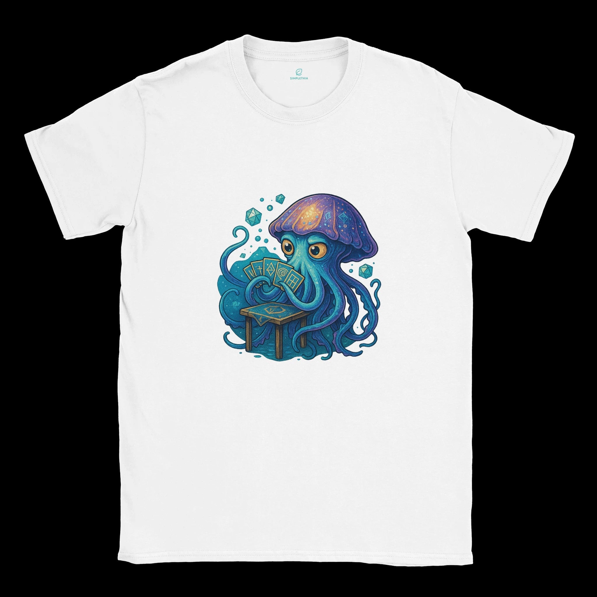 White Brainless Deck T-Shirt Front Image_7