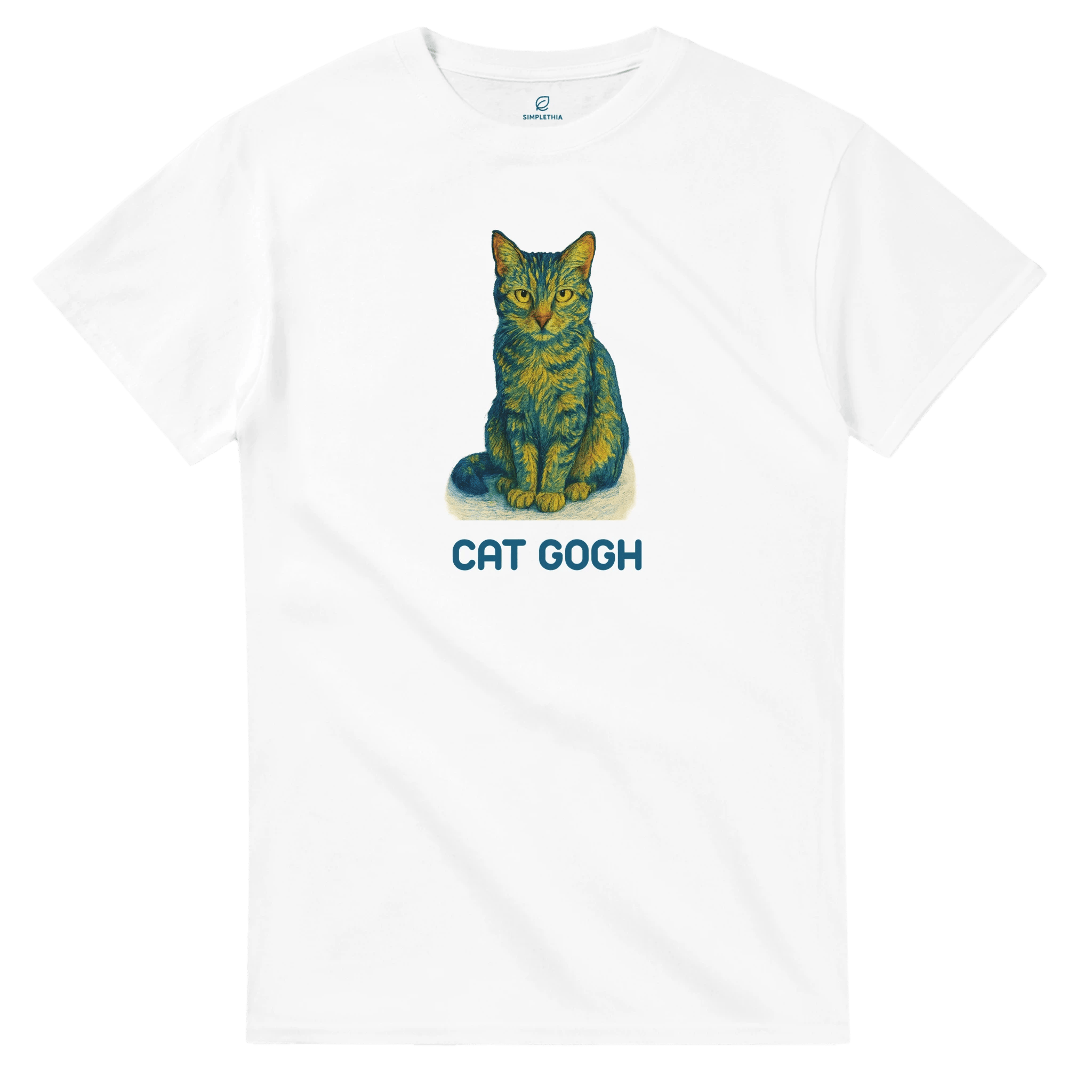 Cat Gogh T-Shirt Front Image_4