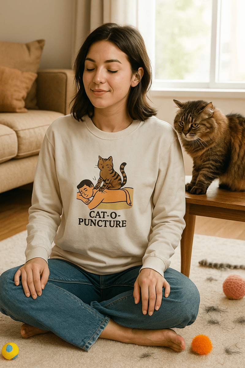Cat - o - Puncture Sweatshirt - Simplethia - Cat - o - Puncture Sweatshirt