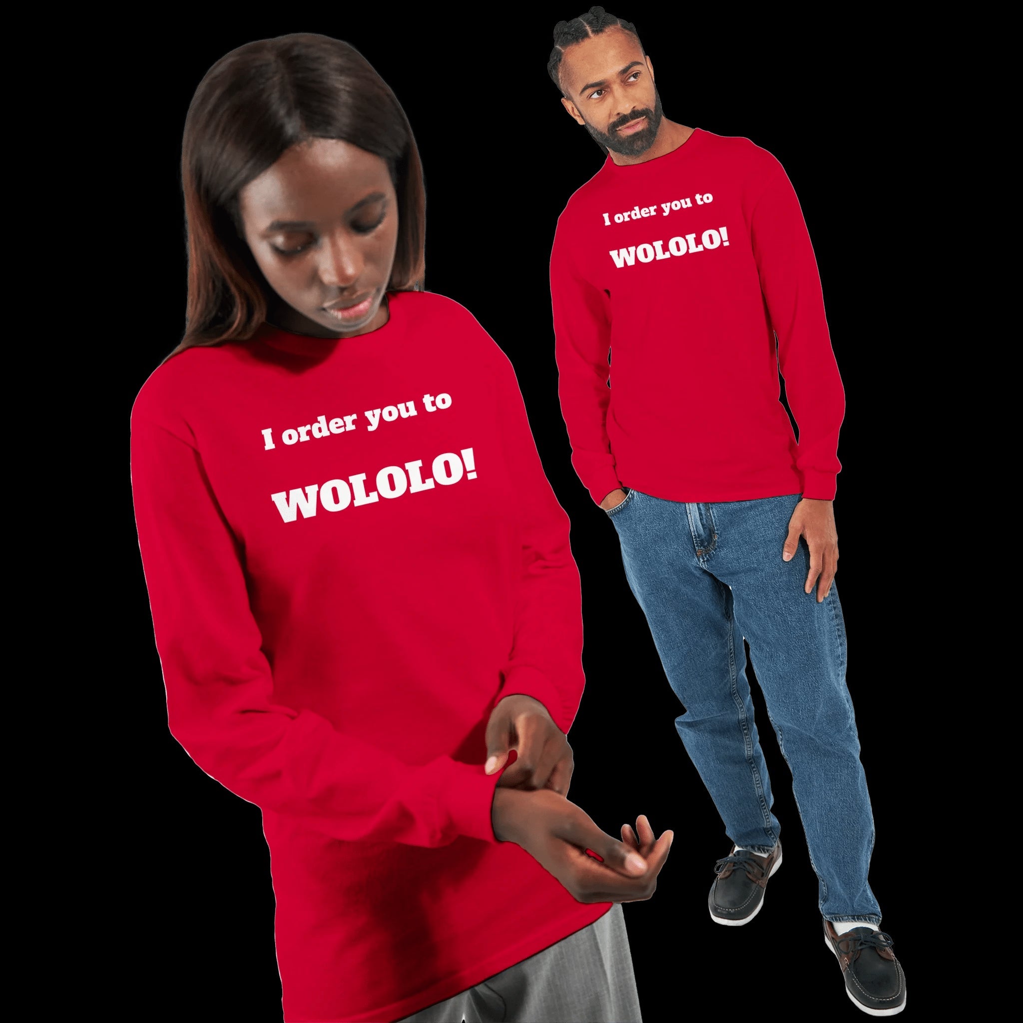 Red Change Your Mind Longsleeve T-shirt Front Image_1