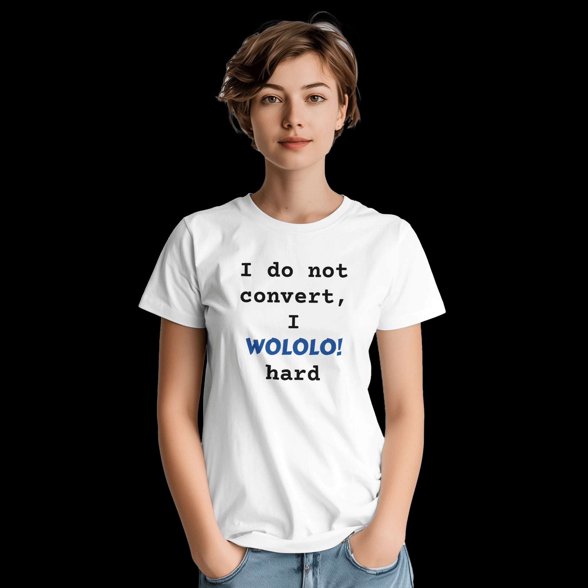 Blue Converting Hard Blue T-Shirt Front Image_2