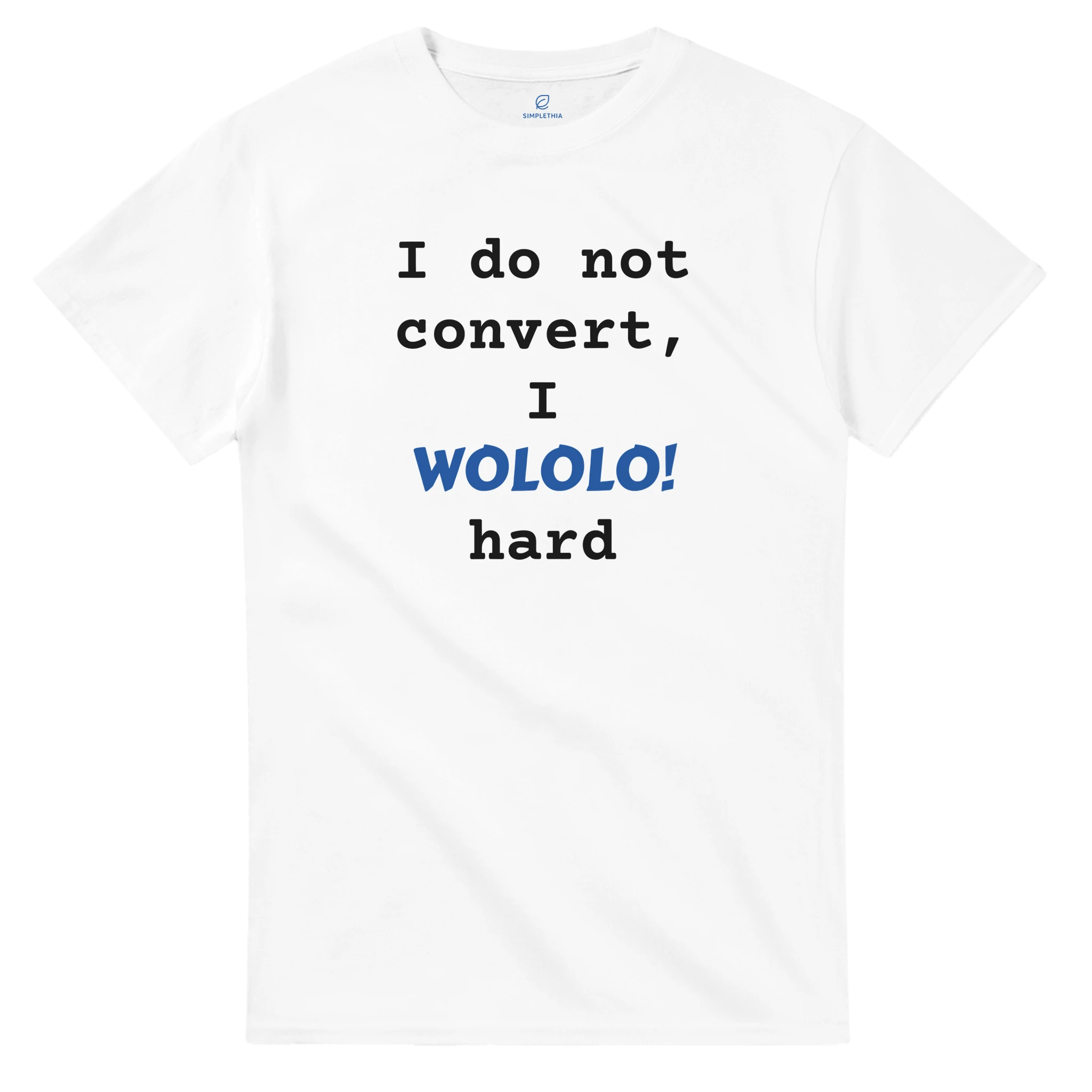 Blue Converting Hard Blue T-Shirt Front Image_1