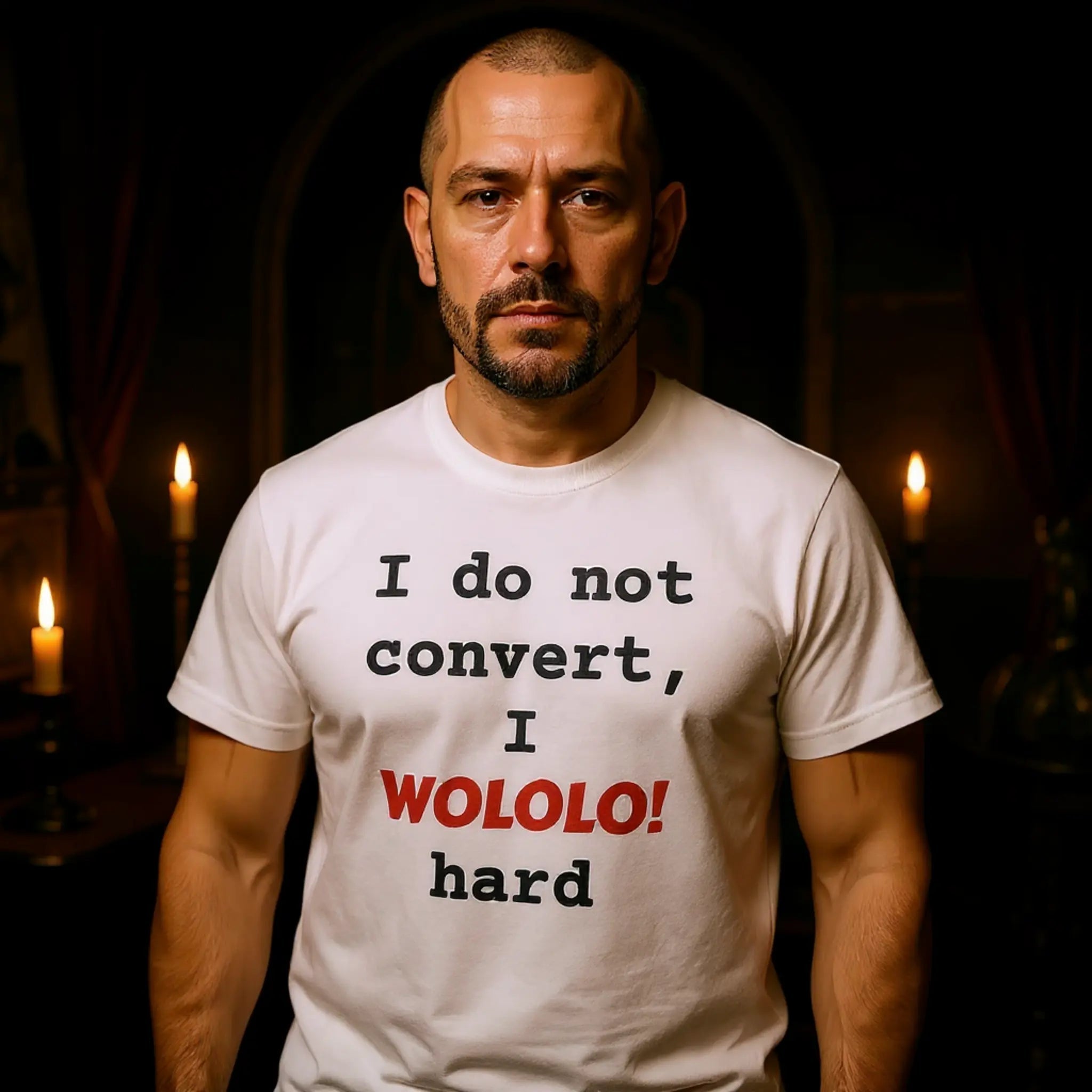 Red Converting Hard Red T-Shirt Front Image_2