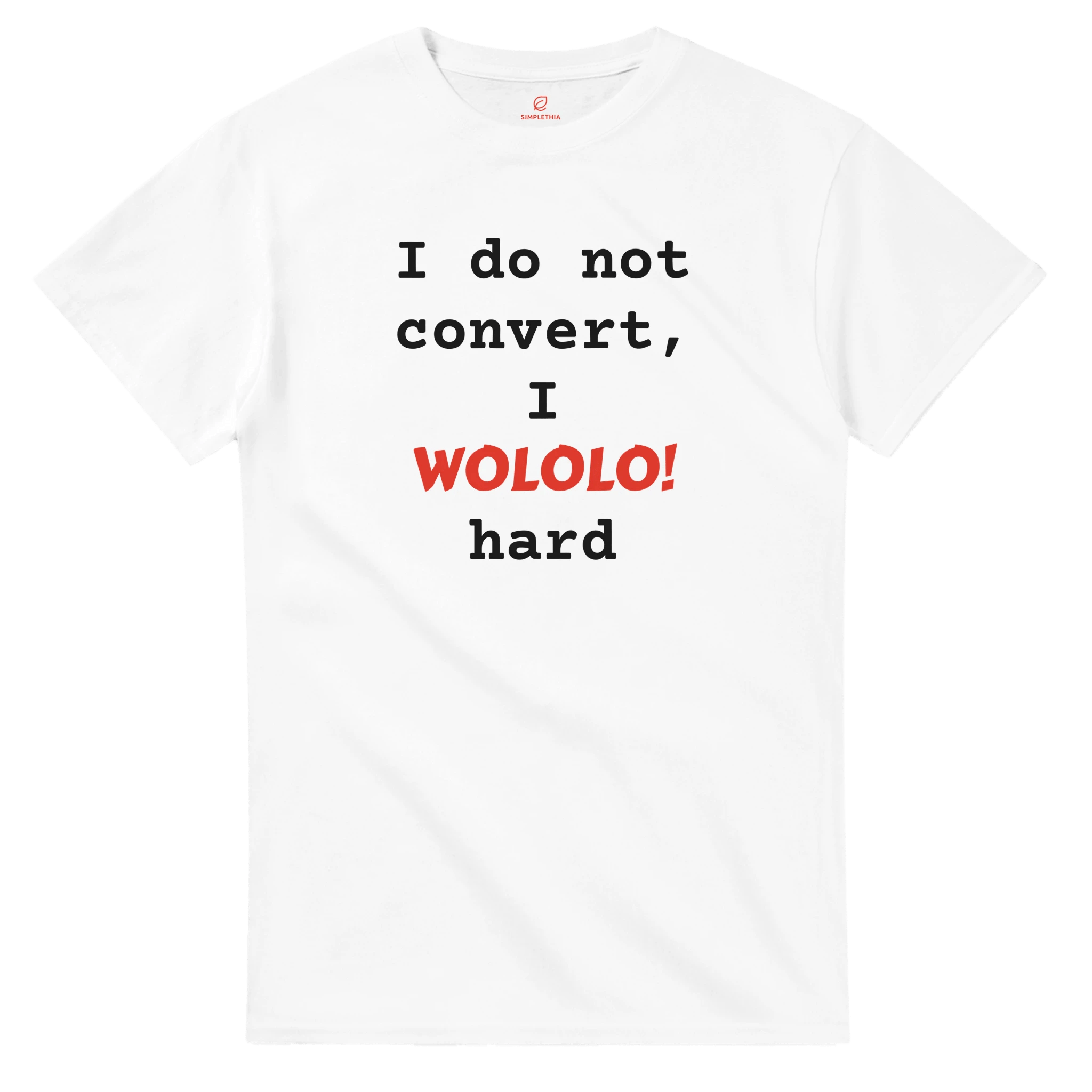 Red Converting Hard Red T-Shirt Front Image_1