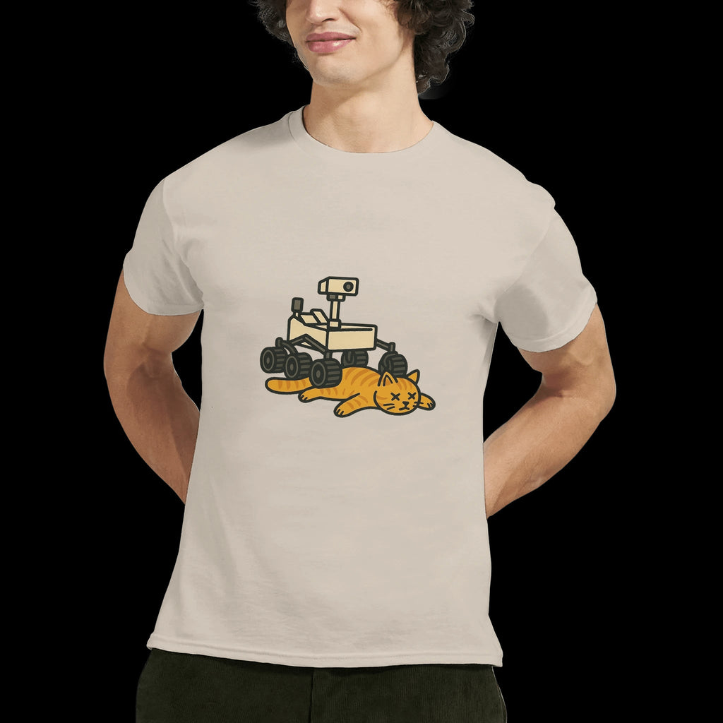 White Red Gold Black Grey Curiosity T-Shirt Front Image_10