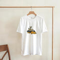 White Red Gold Black Grey Curiosity T-Shirt Front Image_2