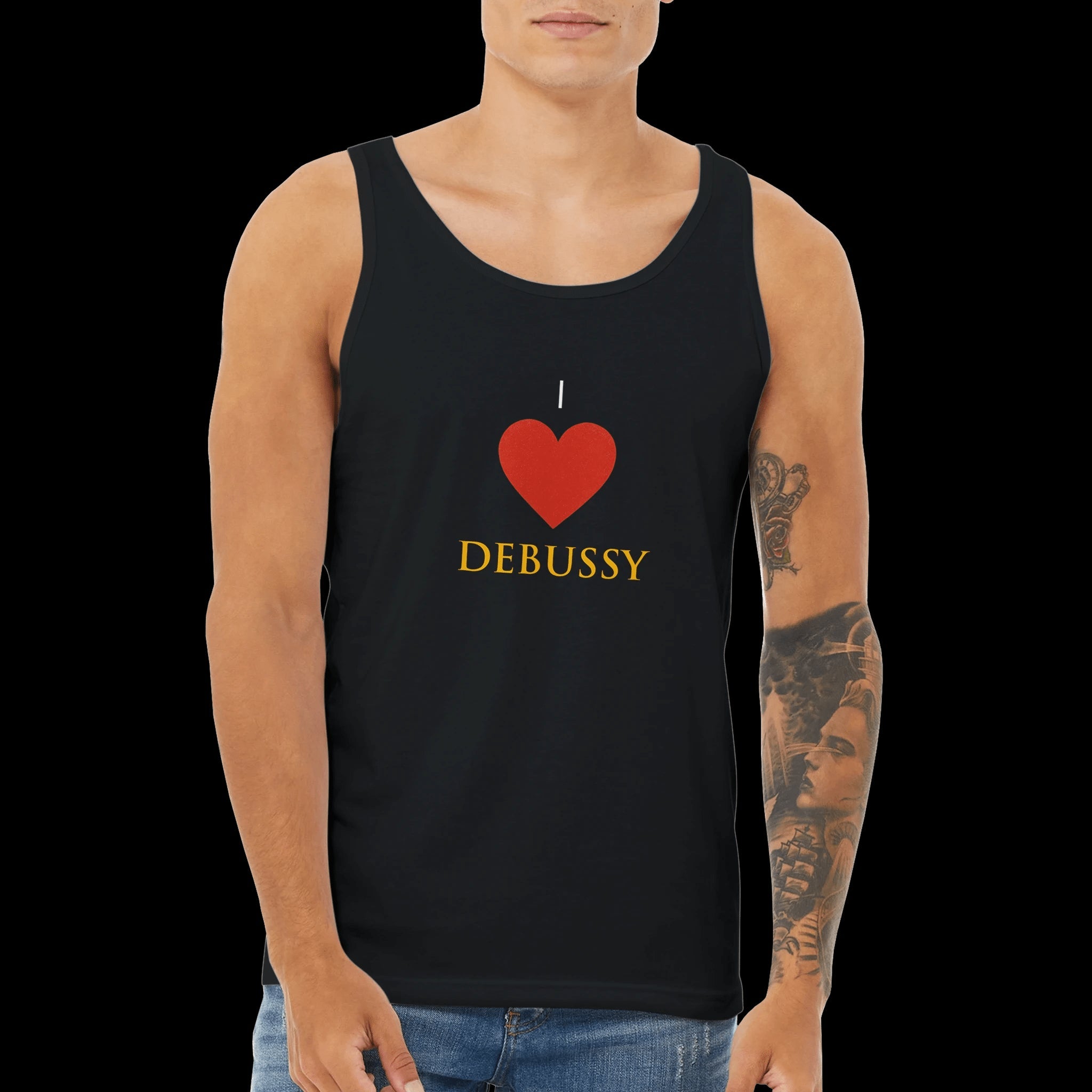 Tan Debussy Tank Top Front Image_3