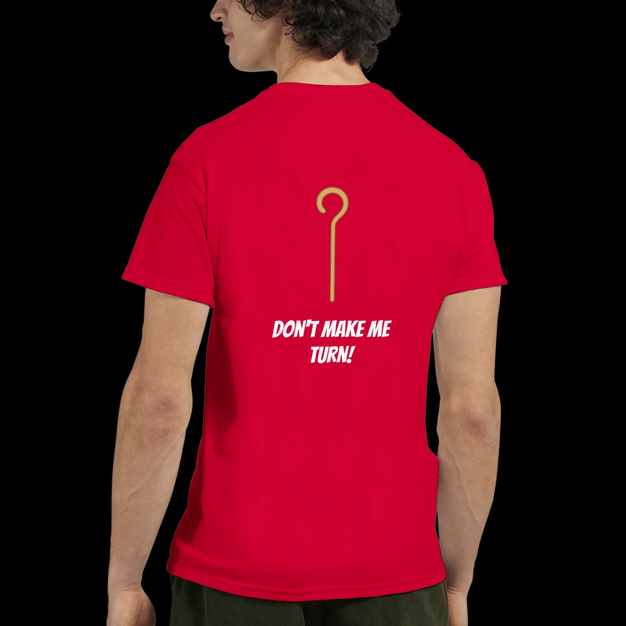 Red Dont Turn T-Shirt Front Image_2