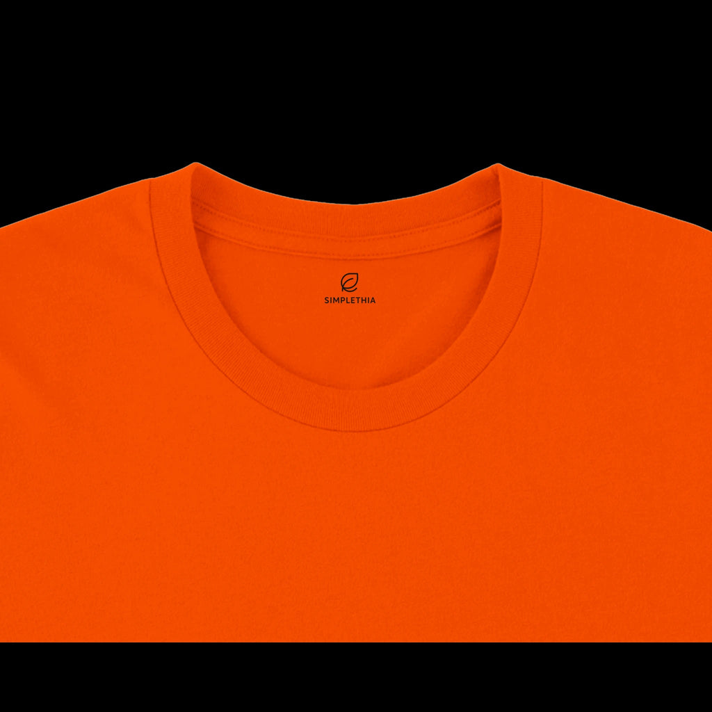 Orange White Futuristic 2505 T-shirt Front Image_4