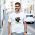 White Black I See You T-Shirt Front Image_3