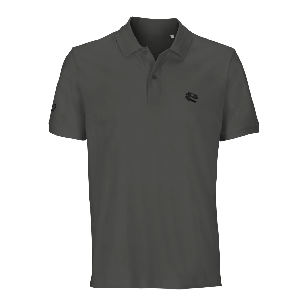 White Red Green Grey Jurassic Polo Front Image_3