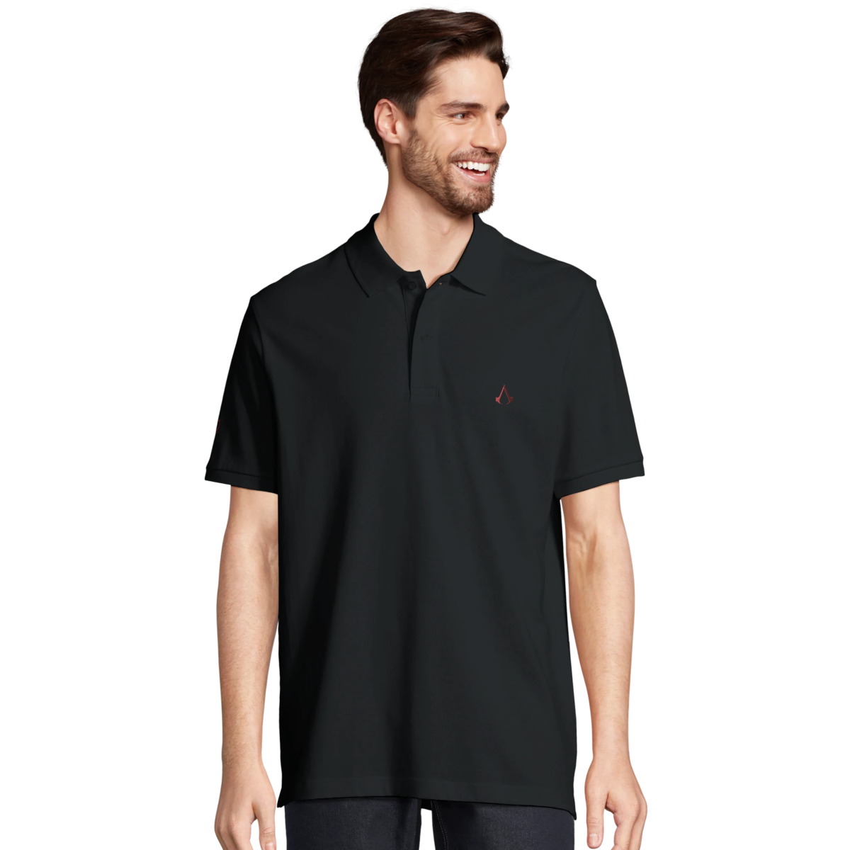 White Black Grey Killer Polo Front Image_6