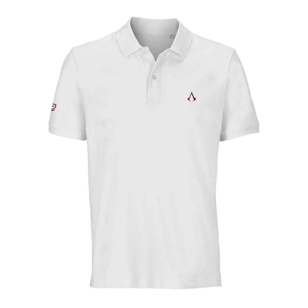 White Black Grey Killer Polo Front Image_3