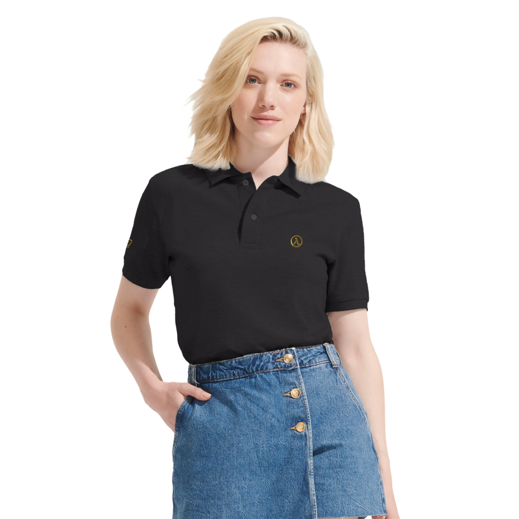 White Red Black Grey Lambda Polo Front Image_9