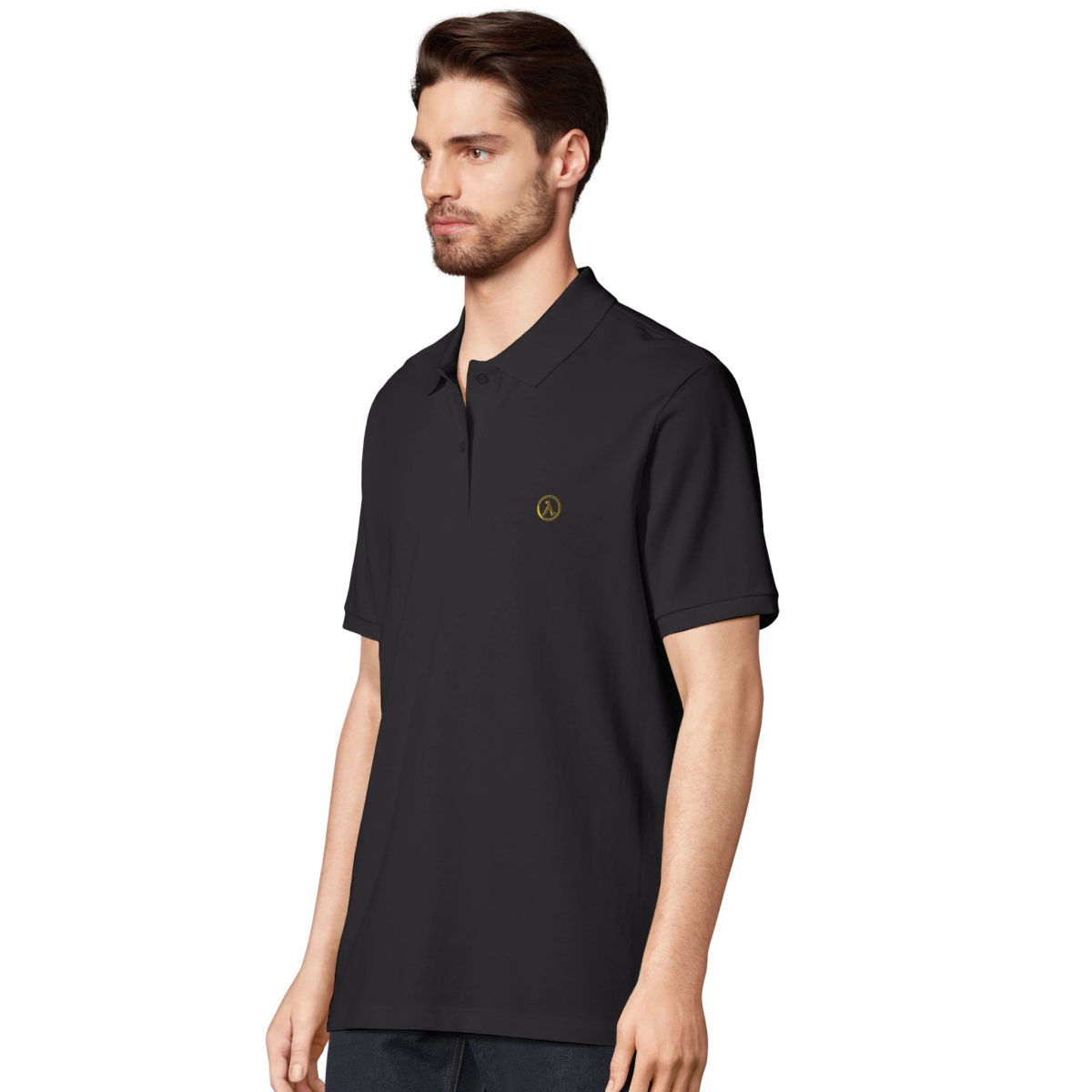 White Red Black Grey Lambda Polo Front Image_8