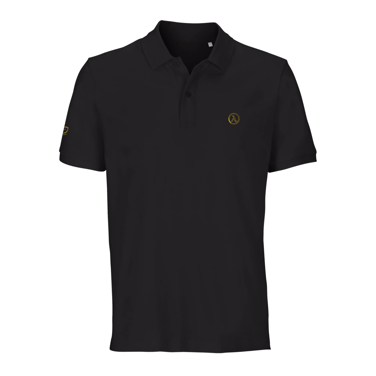 White Red Black Grey Lambda Polo Front Image_1