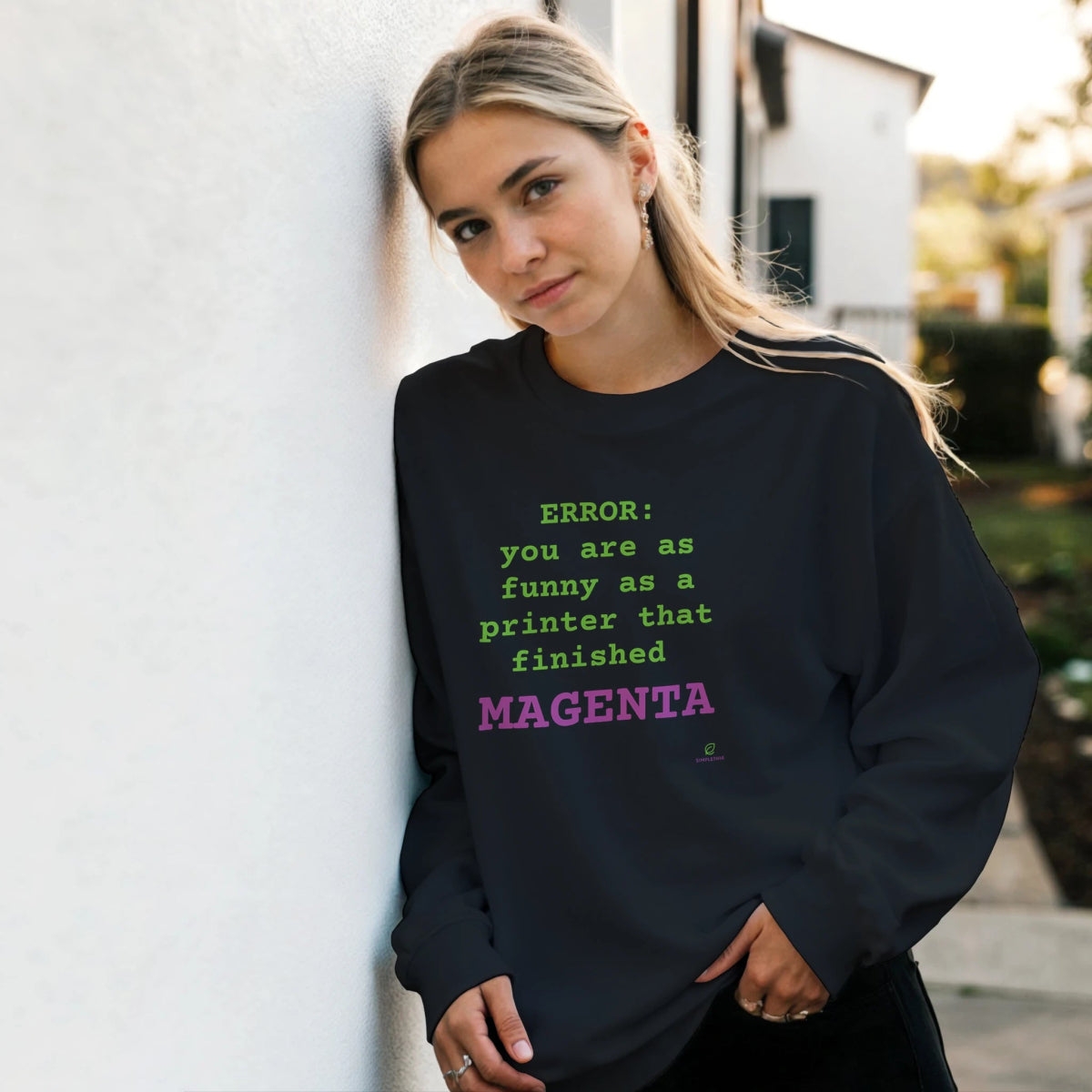 Magenta Sweatshirt - Simplethia - Magenta Sweatshirt