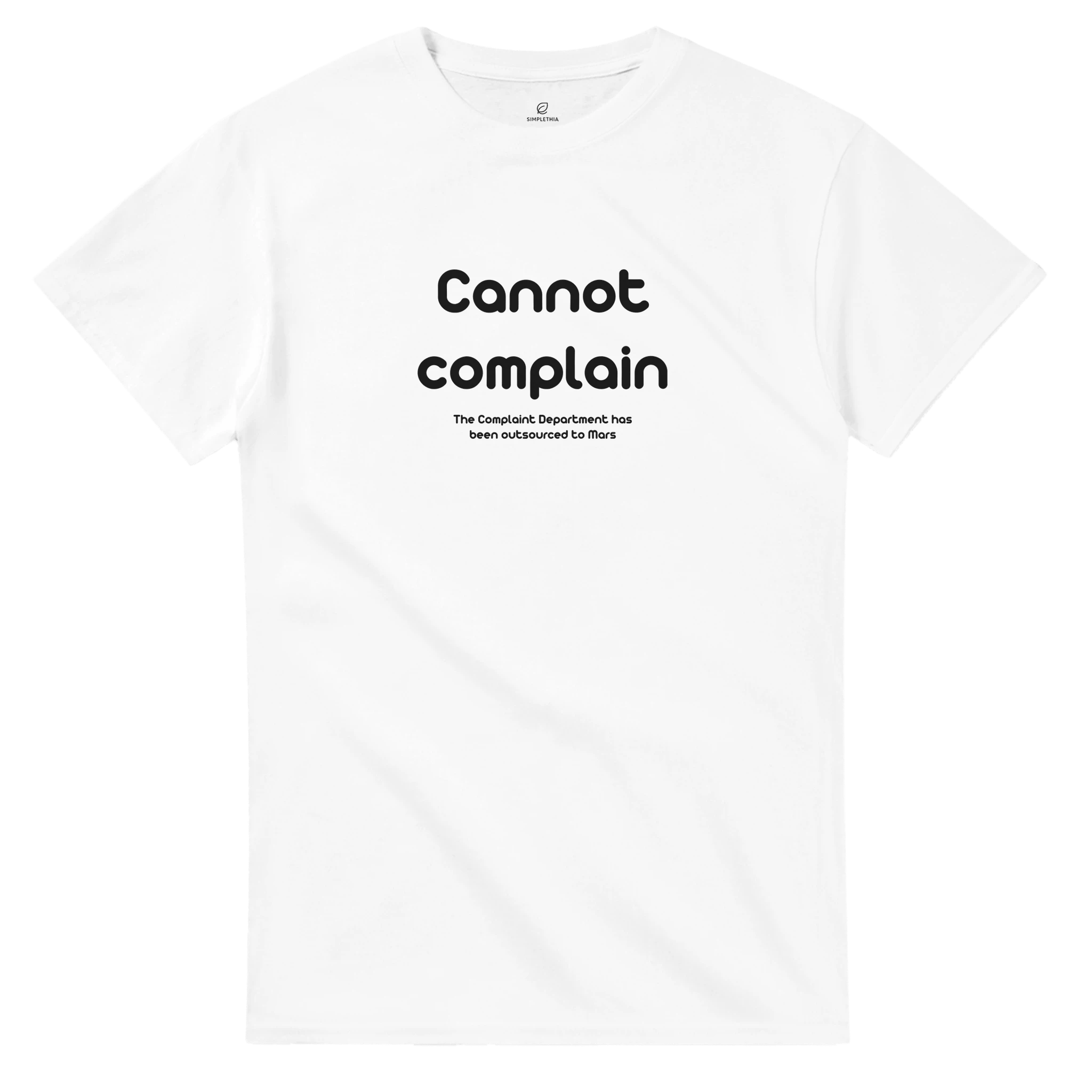 White Pink Blue Mars T-Shirt Front Image_1