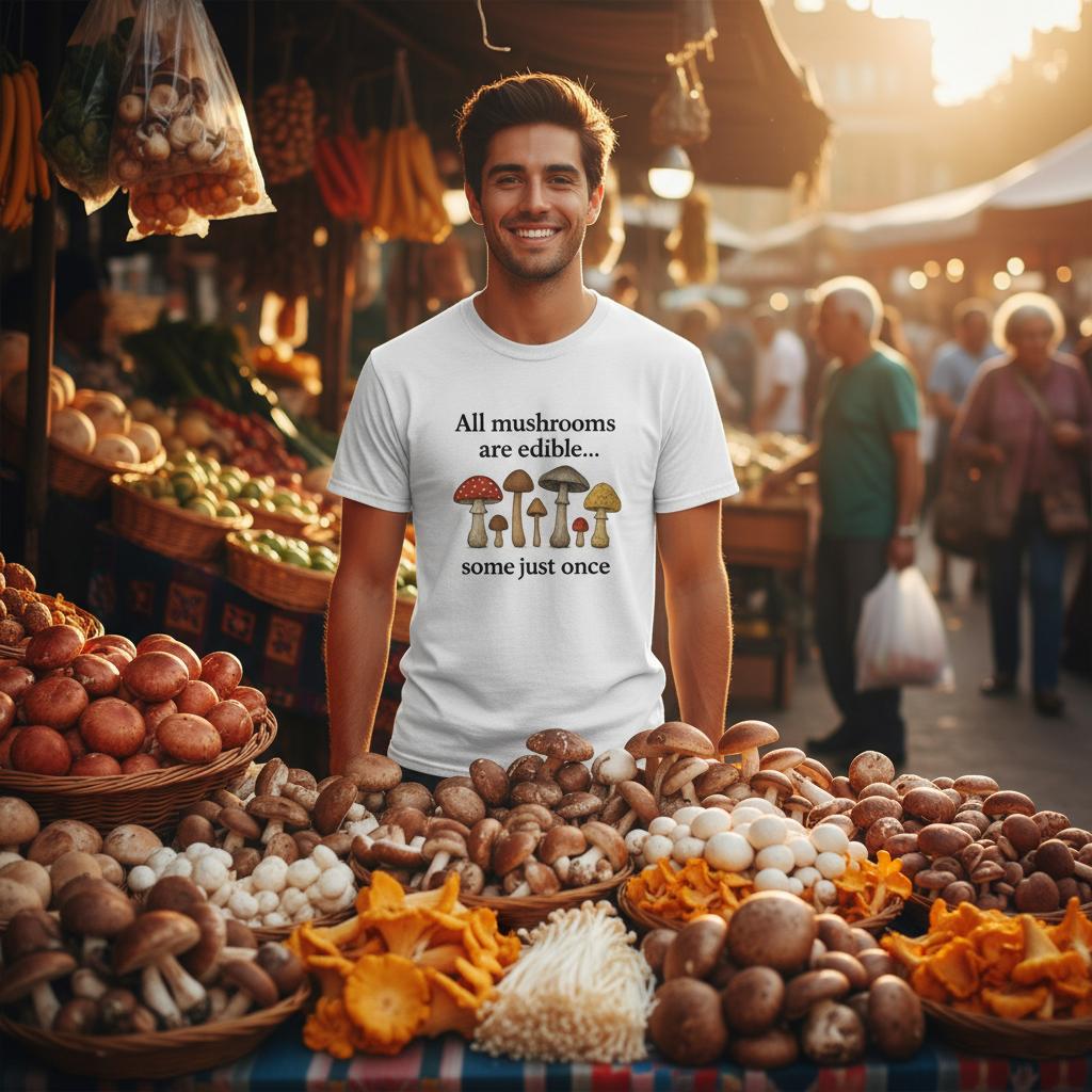 Mushroom T-Shirt - Simplethia - Mushroom T-Shirt