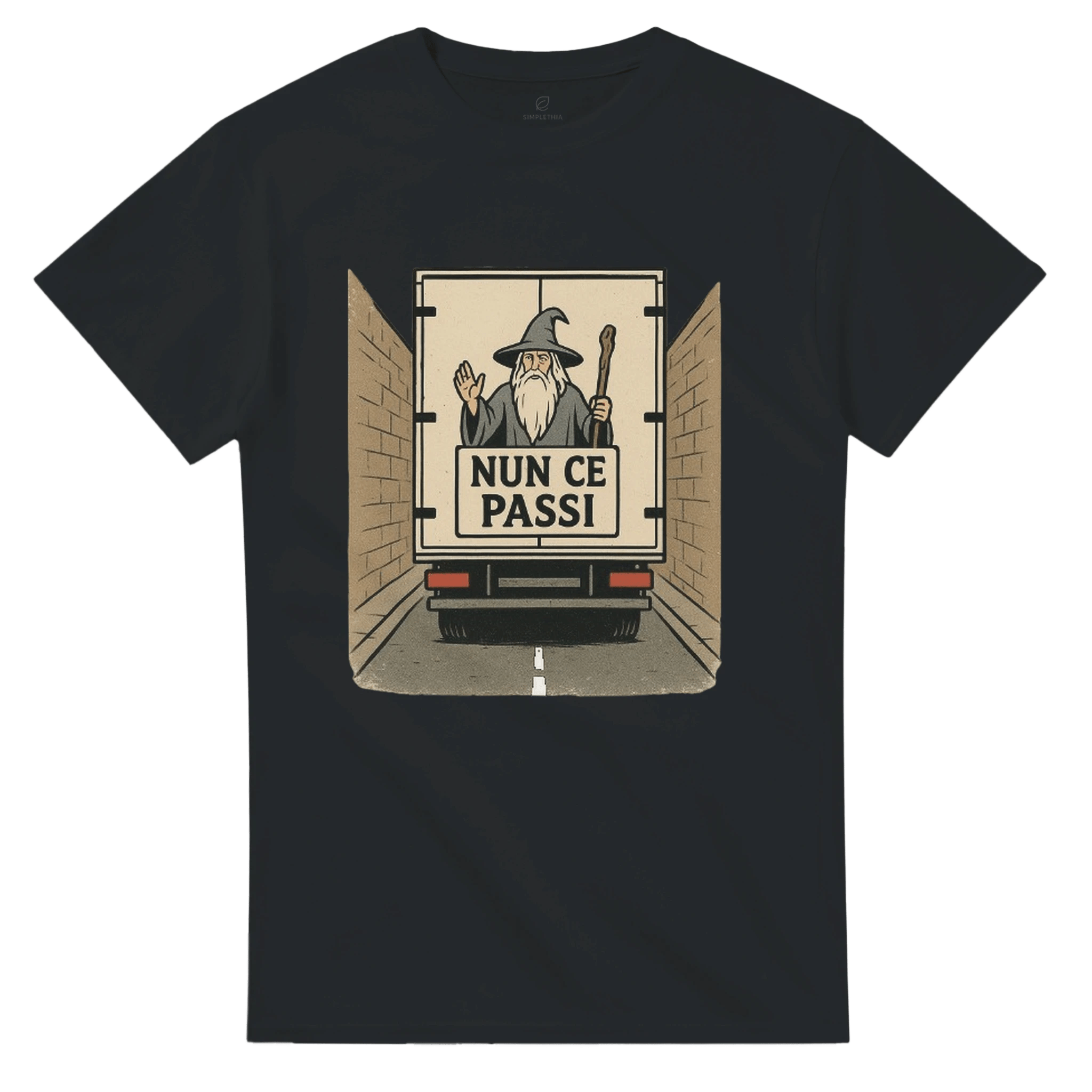 White Black NunCePassi T-Shirt Front Image_7