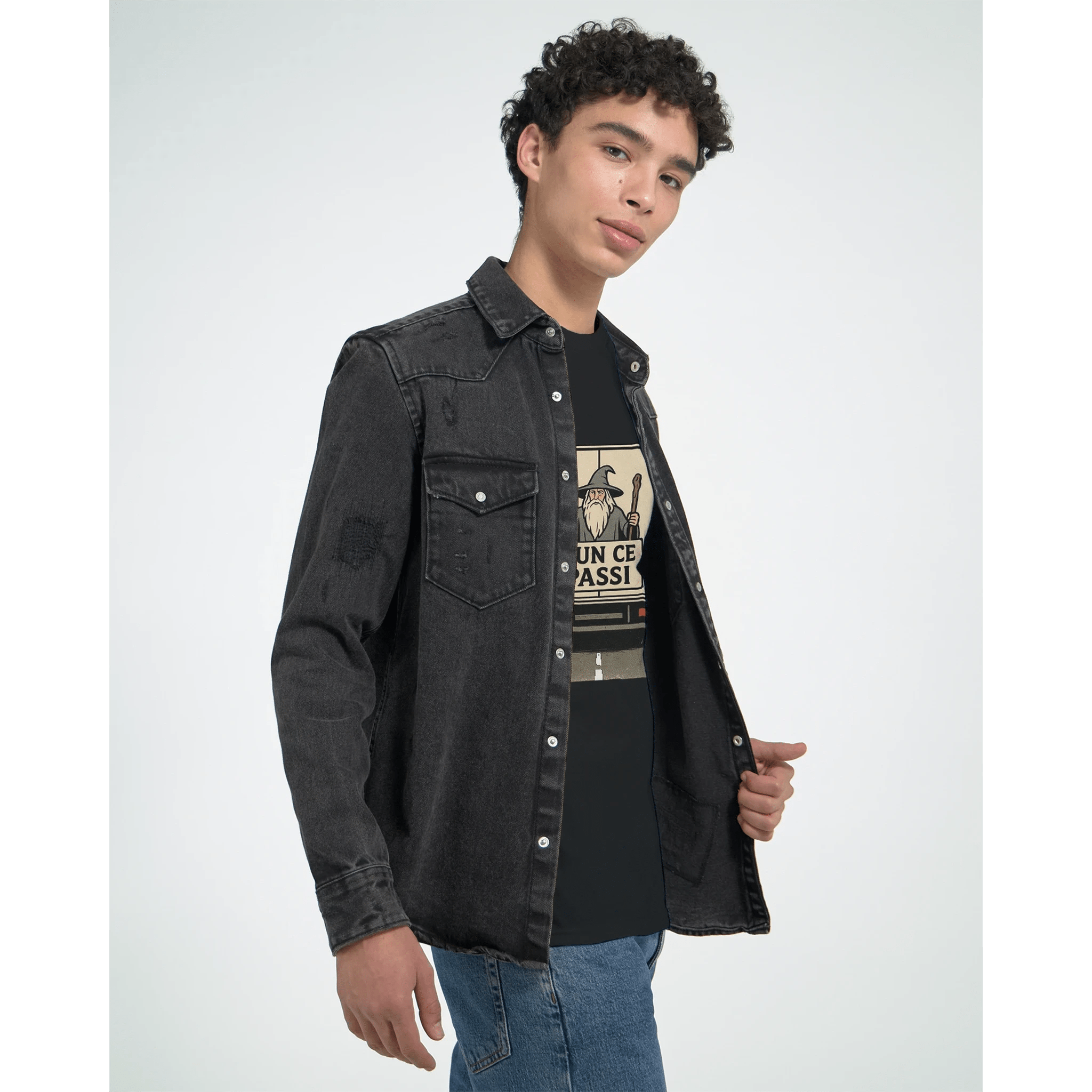 White Black NunCePassi T-Shirt Front Image_3