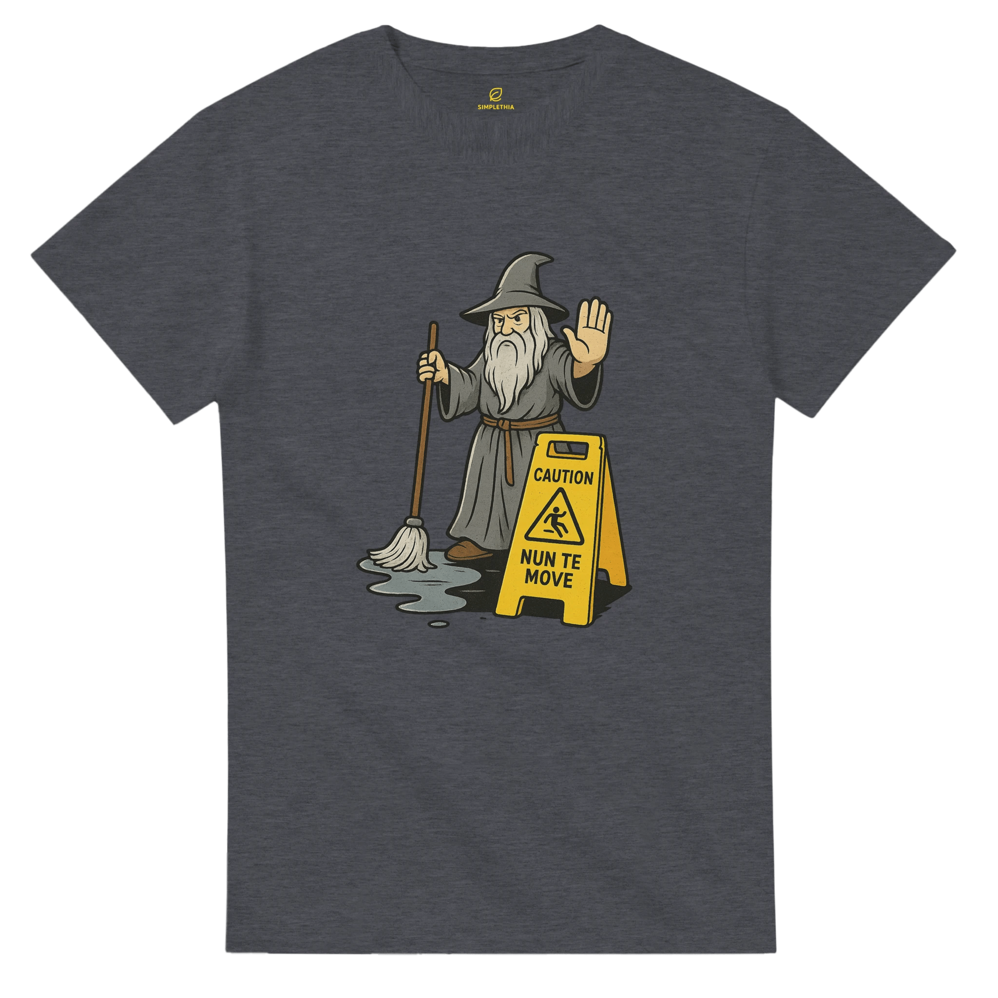 Navy White Red Green Black Grey NunTeMove T-Shirt Front Image_10