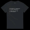 Information vs Intelligence T-Shirt Front Image_1