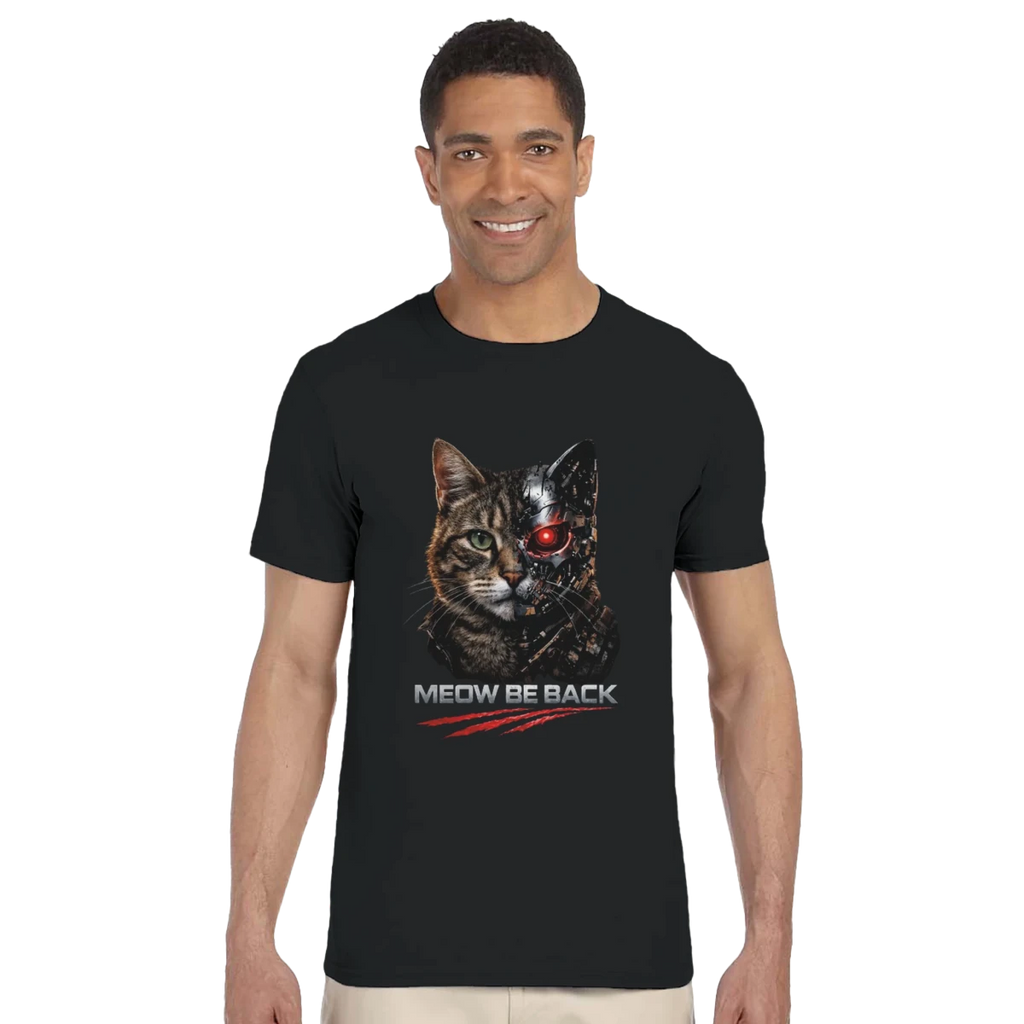 Purrminator T-Shirt – Your Wild Cat Companion - Simplethia - Purrminator T-Shirt – Your Wild Cat Companion