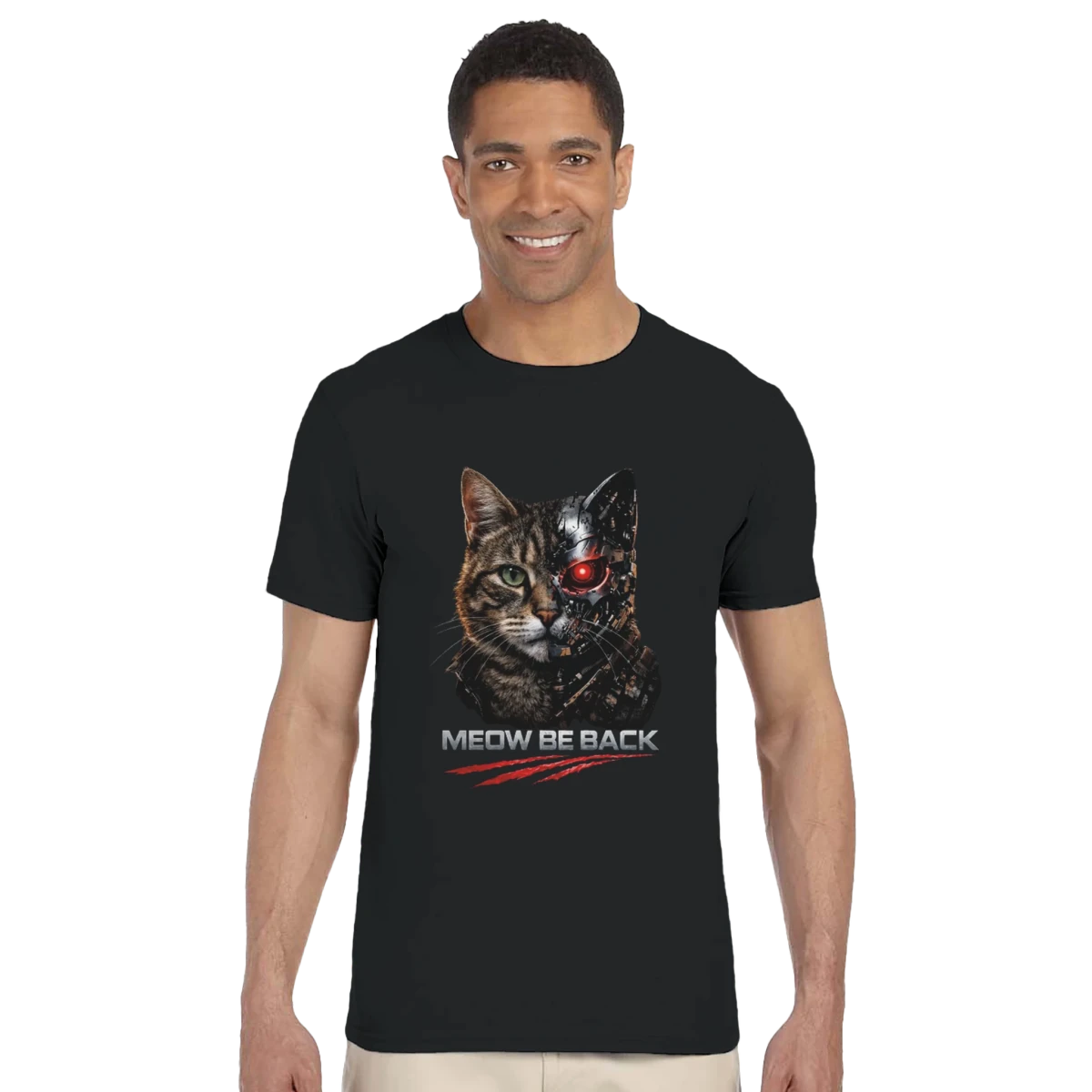 Purrminator T-Shirt – Your Wild Cat Companion - Simplethia - Purrminator T-Shirt – Your Wild Cat Companion