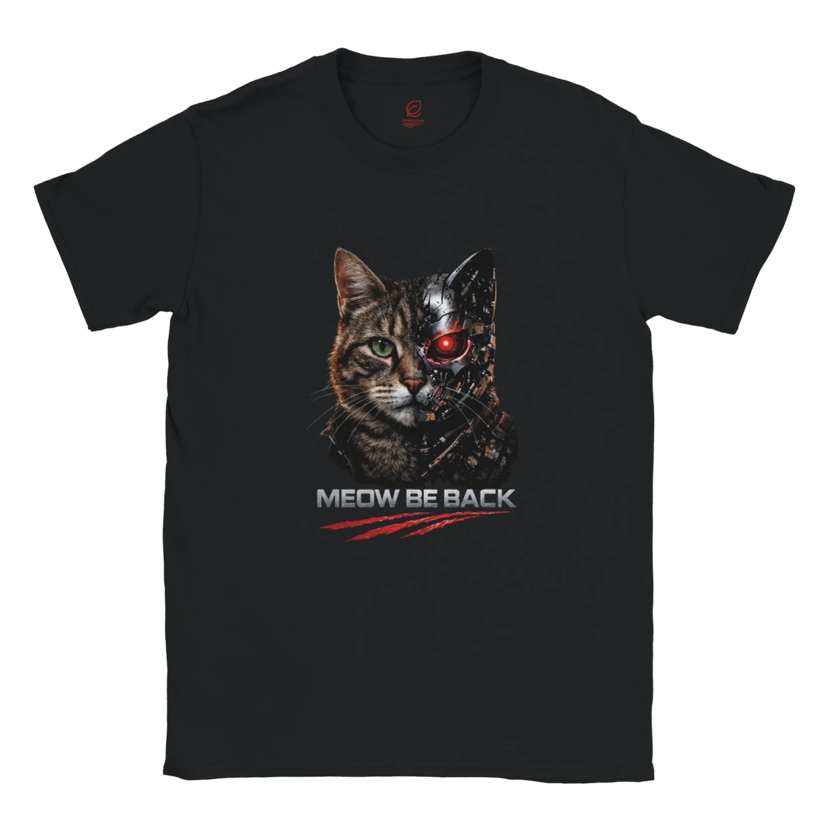 Purrminator T-Shirt – Your Wild Cat Companion - Simplethia - Purrminator T-Shirt – Your Wild Cat Companion