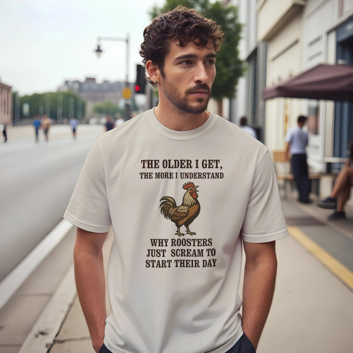 Rooster T-Shirt - Simplethia - Rooster T-Shirt