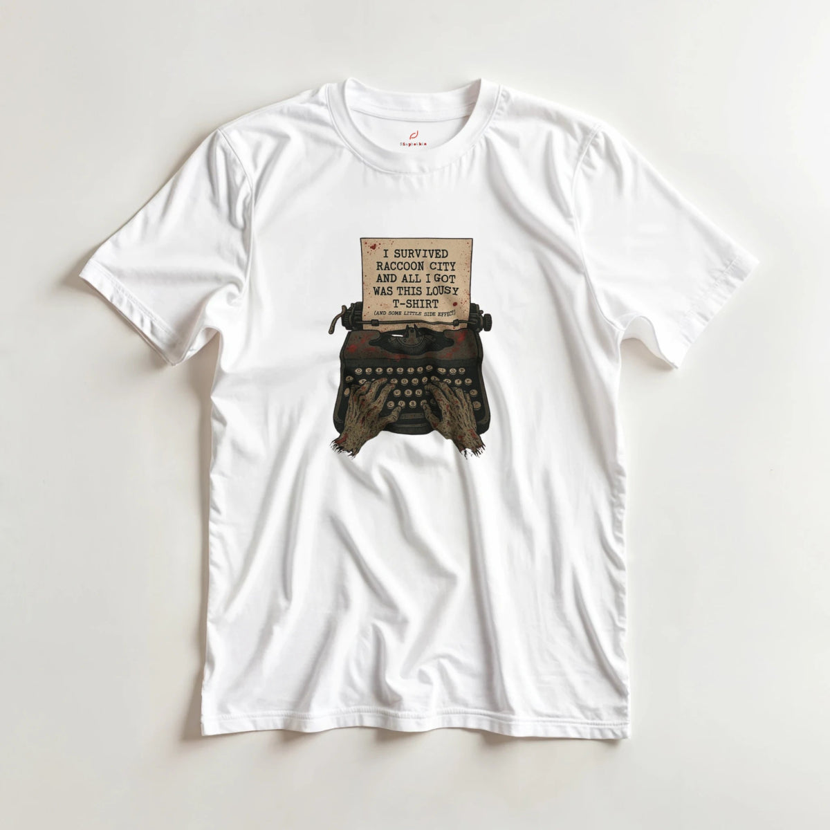 Black Red White Savepoint T-Shirt Front Image_2