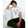 White Grey Survivor T-Shirt Front Image_2