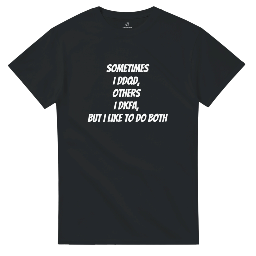 Red Black The Cheating T-Shirt Front Image_6