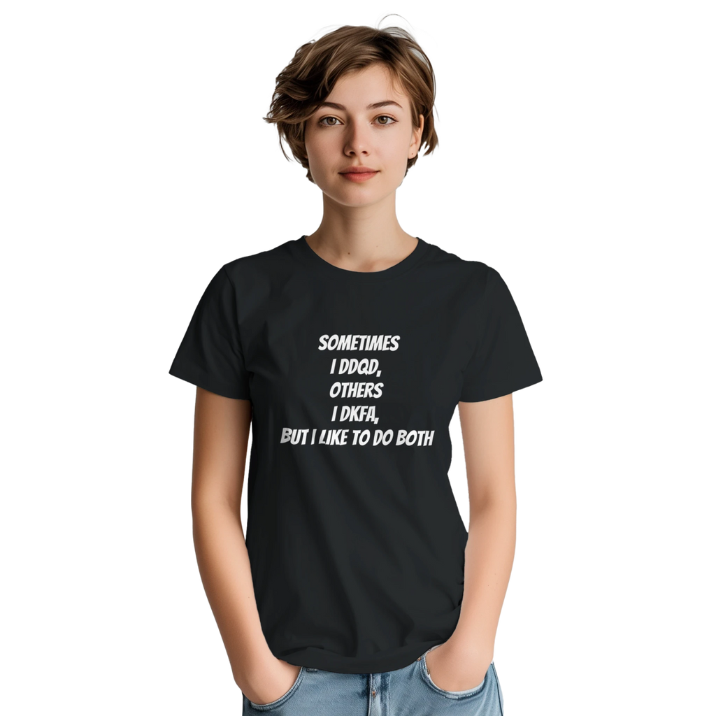 Red Black The Cheating T-Shirt Front Image_3