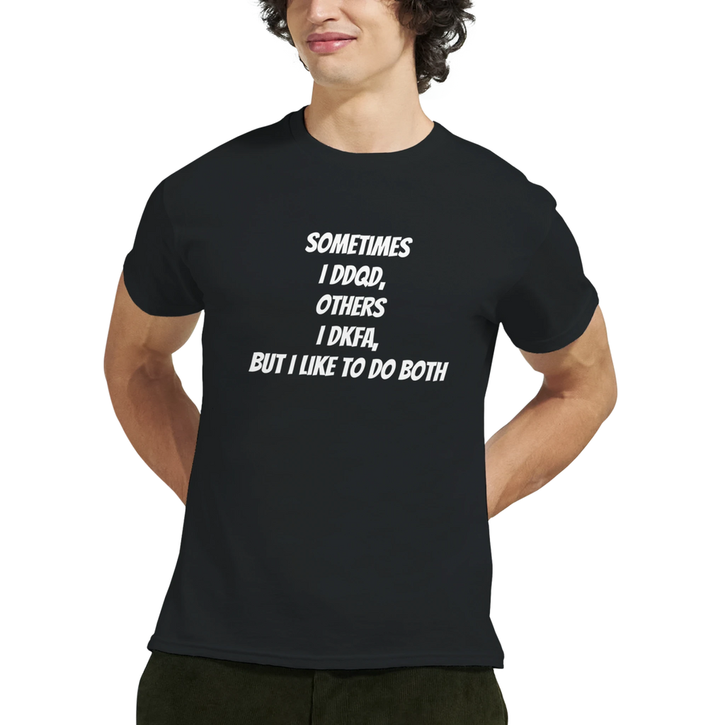 Red Black The Cheating T-Shirt Front Image_4