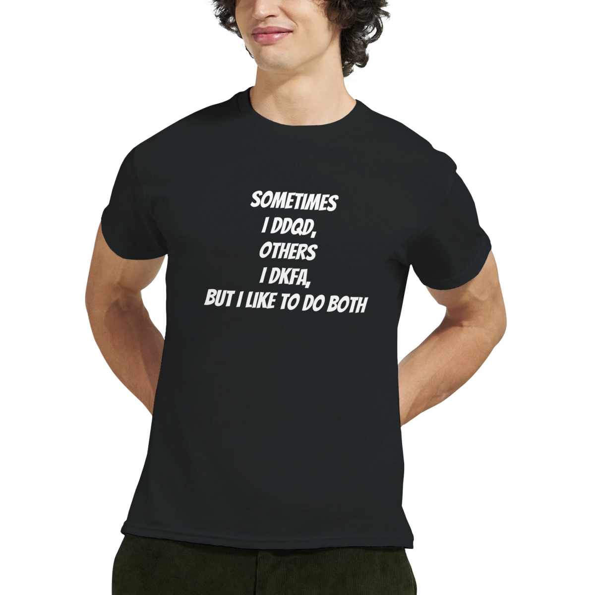 Red Black The Cheating T-Shirt Front Image_4