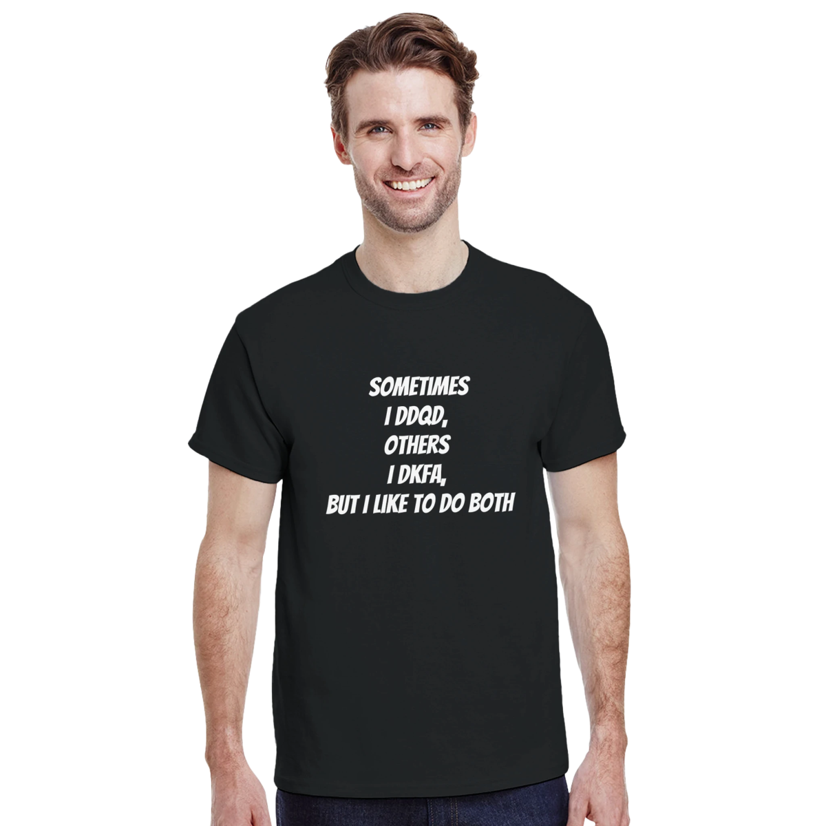 Red Black The Cheating T-Shirt Front Image_1