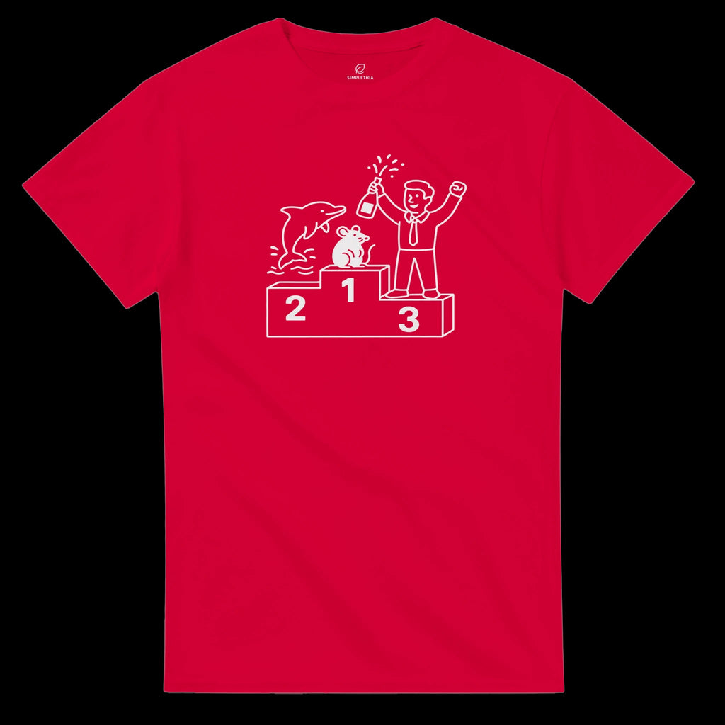 Navy Red Black The Podium T-shirt Front Image_4