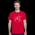 Navy Red Black The Podium T-shirt Front Image_1