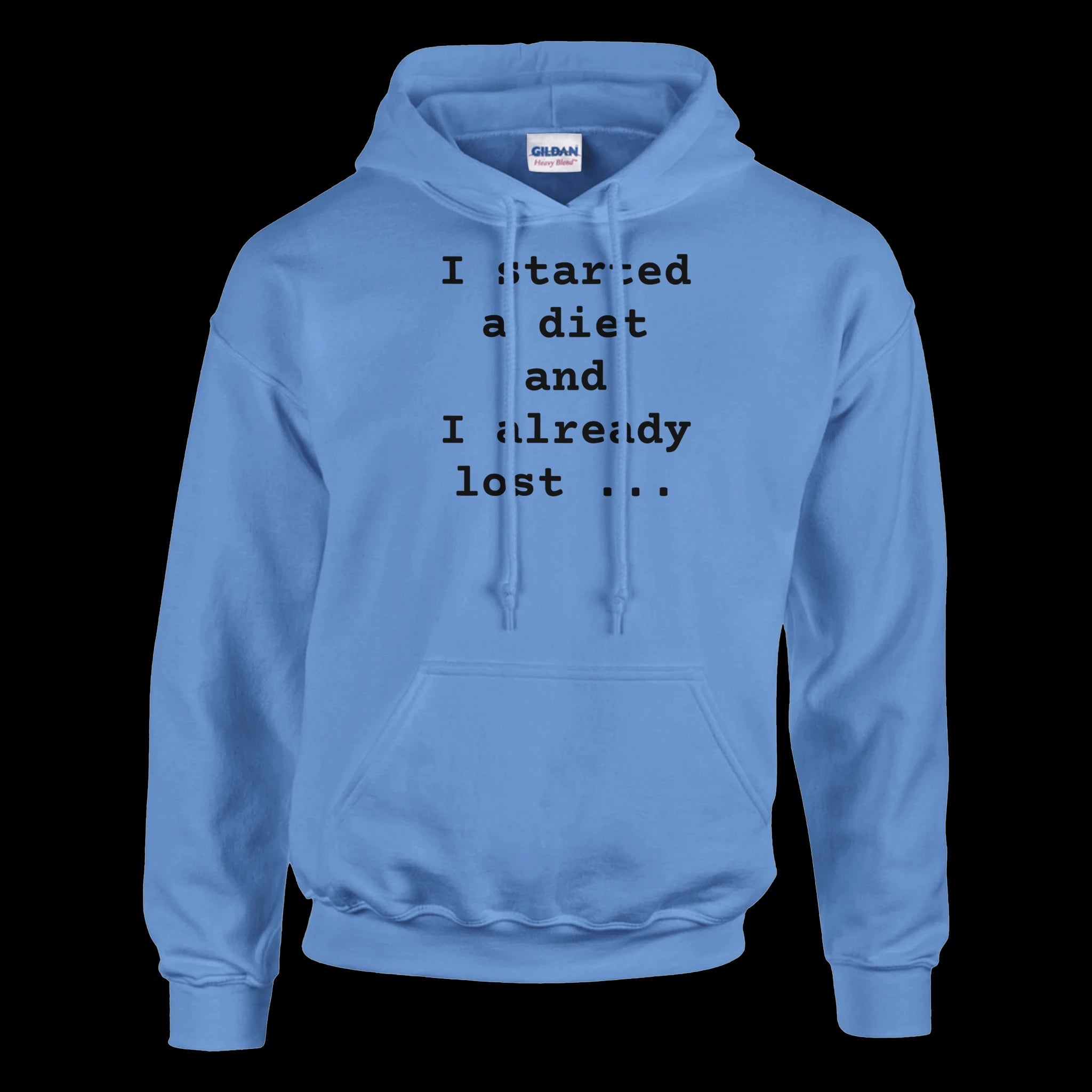 White Gold Blue The Real Diet Hoodie Front Image_3