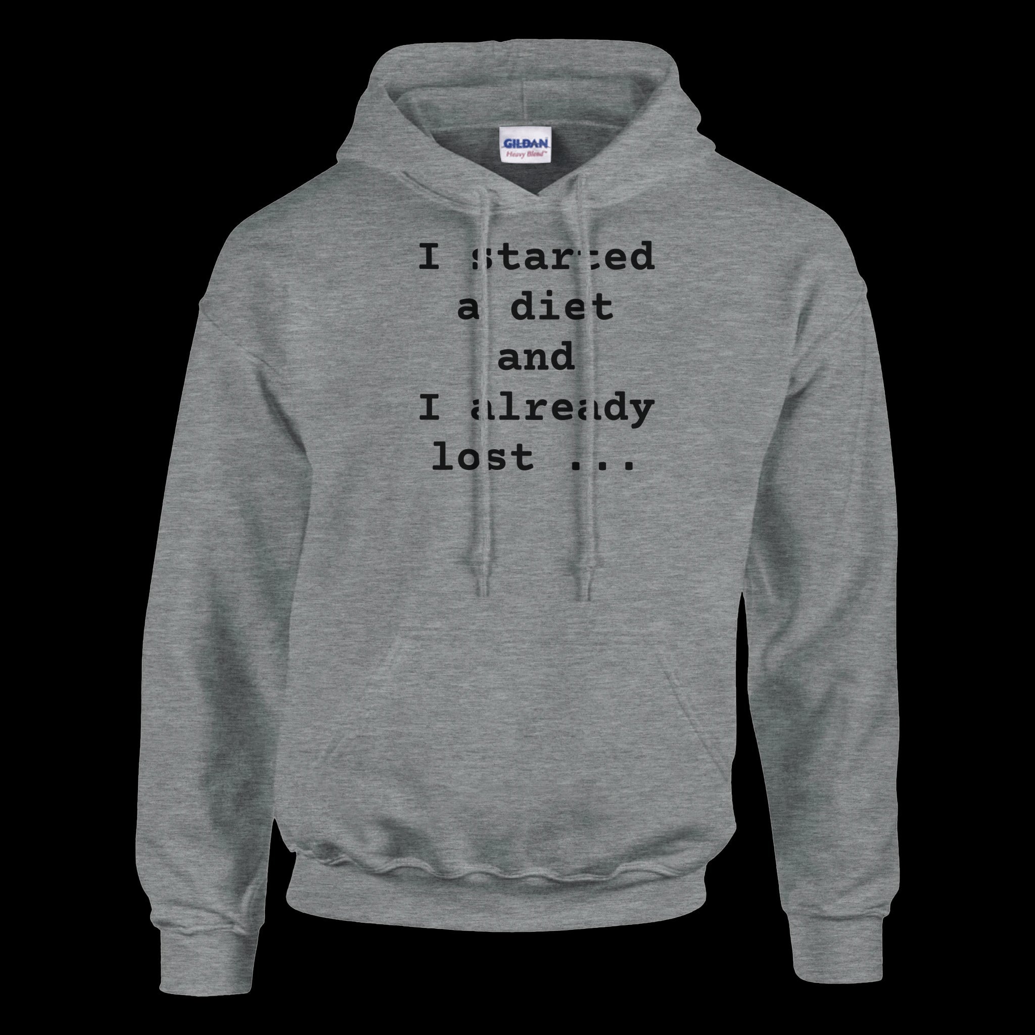 White Gold Blue The Real Diet Hoodie Front Image_2