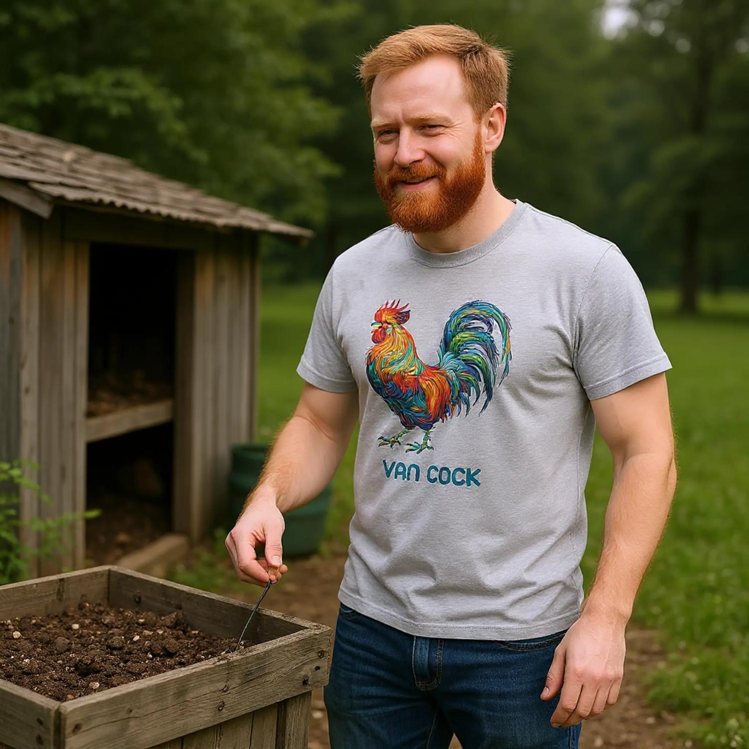 Van Cock T-Shirt Front Image_6