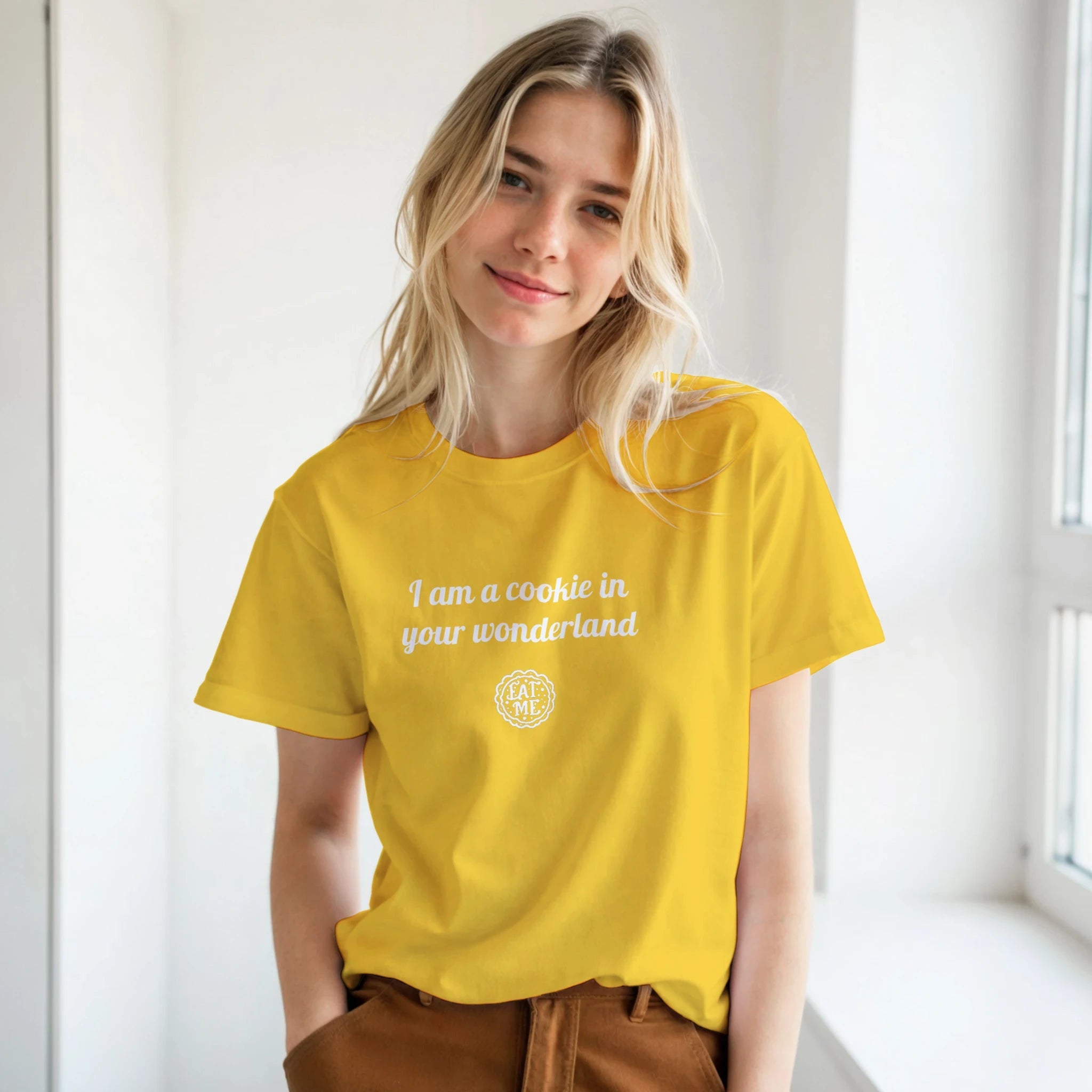 Navy Red Black Wonderland T-Shirt Front Image_2