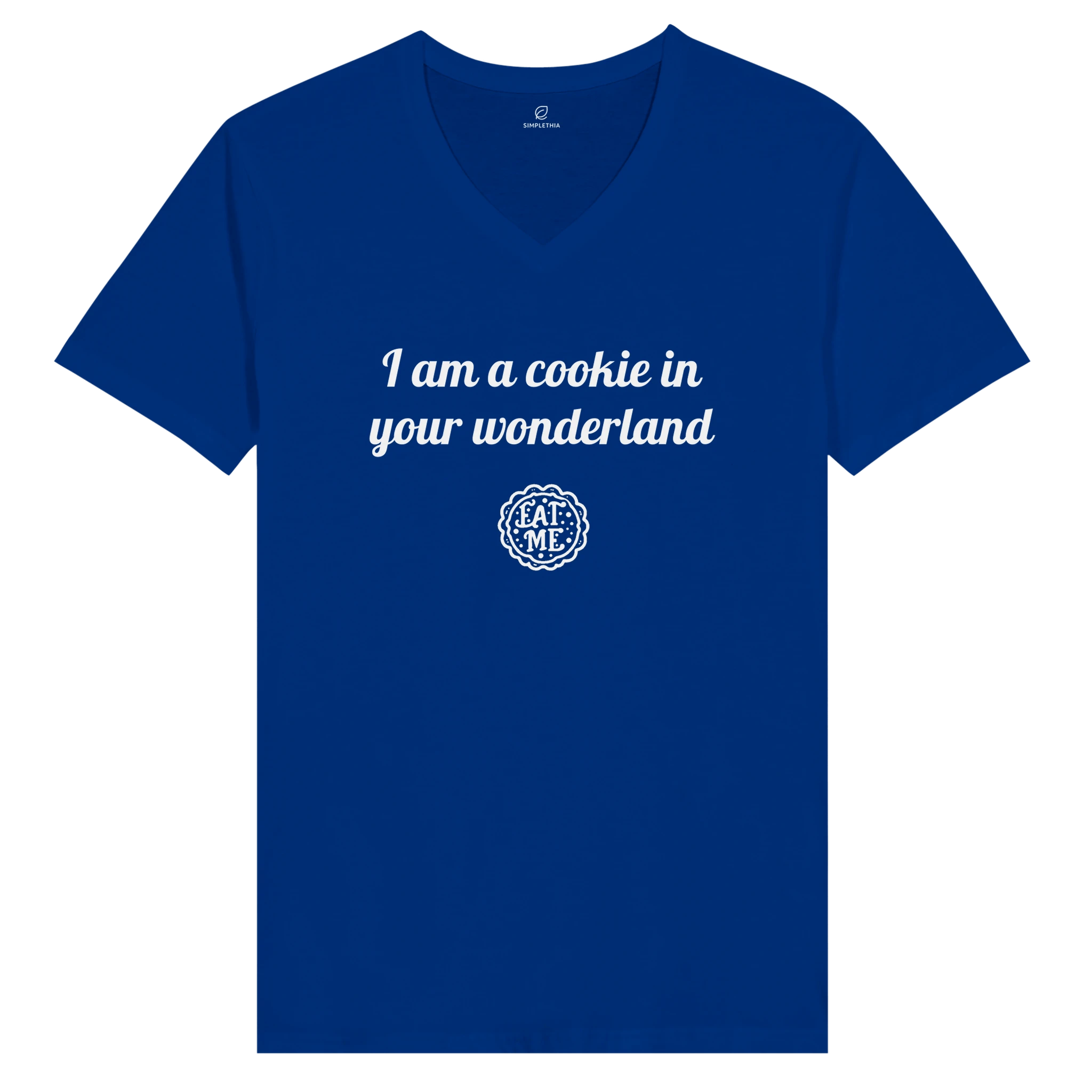 Navy Red Gray Black Wonderland Unisex T-Shirt Front Image_4