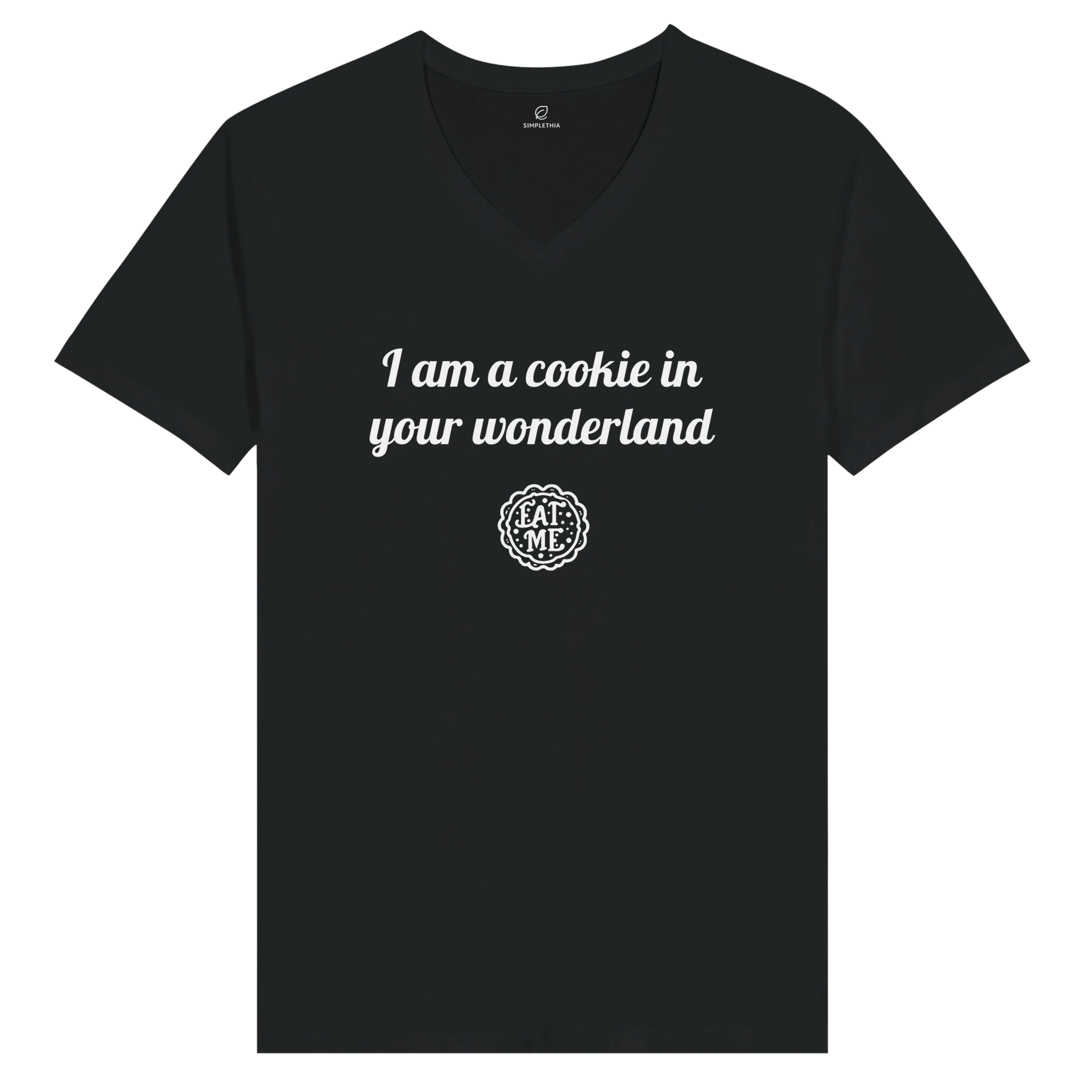 Navy Red Gray Black Wonderland Unisex T-Shirt Front Image_2